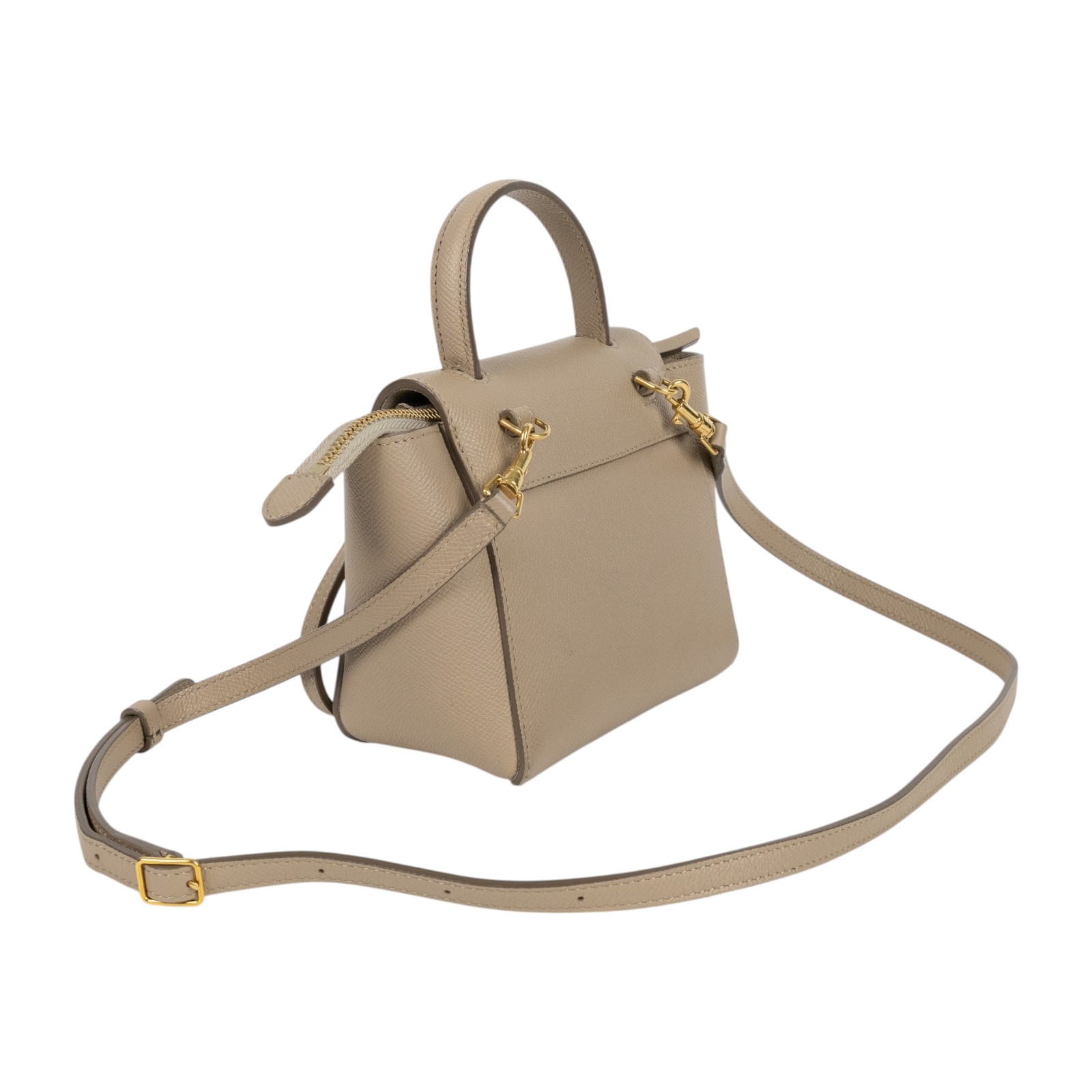 思琳 CELINE Pico Belt 手袋 194263ZVA 奶茶BELT PICO 防塵袋/購買證明