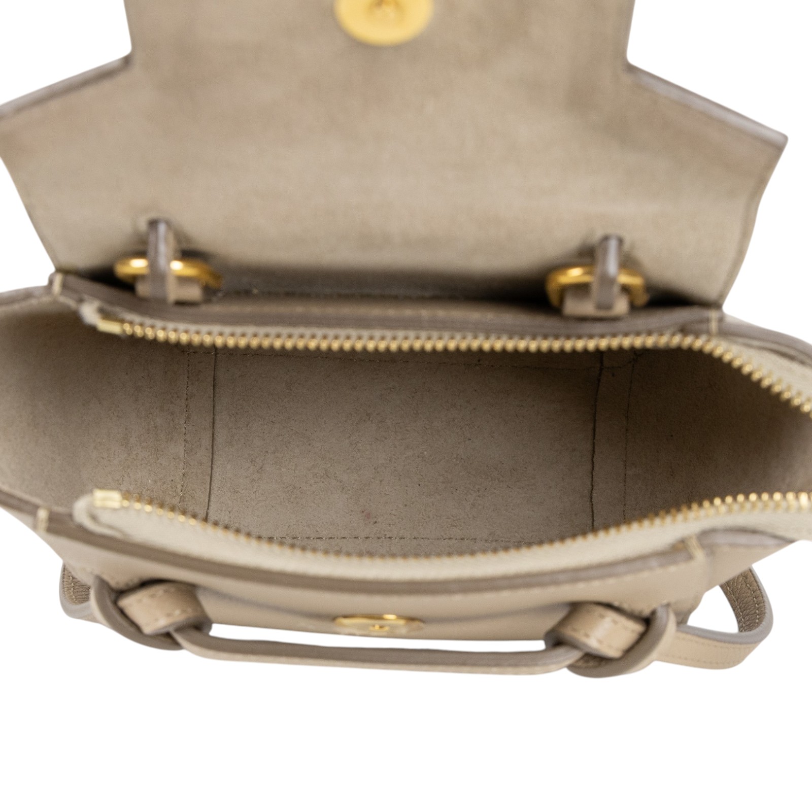 思琳 CELINE Pico Belt 手袋 194263ZVA 奶茶BELT PICO 防塵袋/購買證明