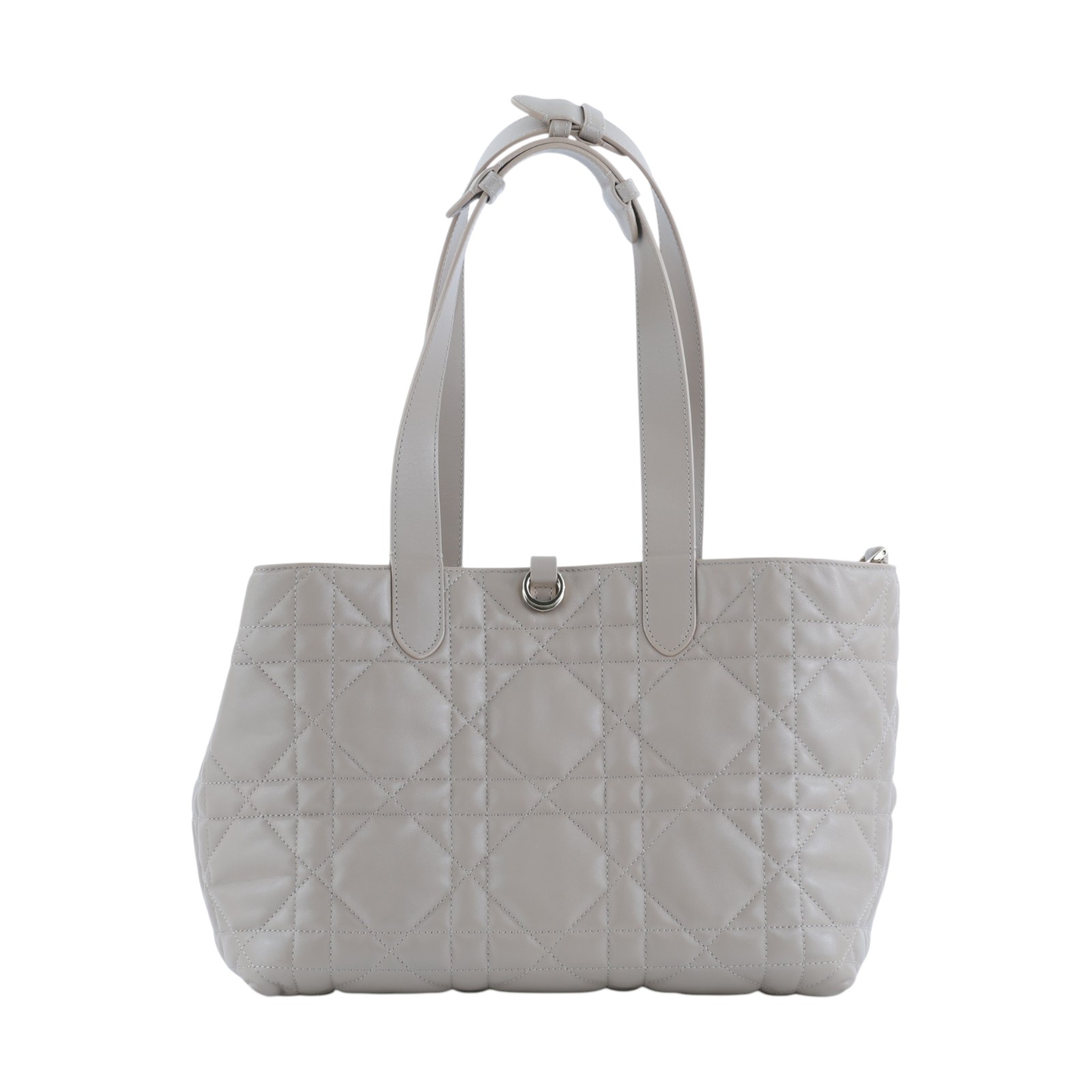 迪奧 CHRISTIAN DIOR Toujours 中型 手提包 M2821OSNW 米色 Toujours 中號 購買證明/保證卡