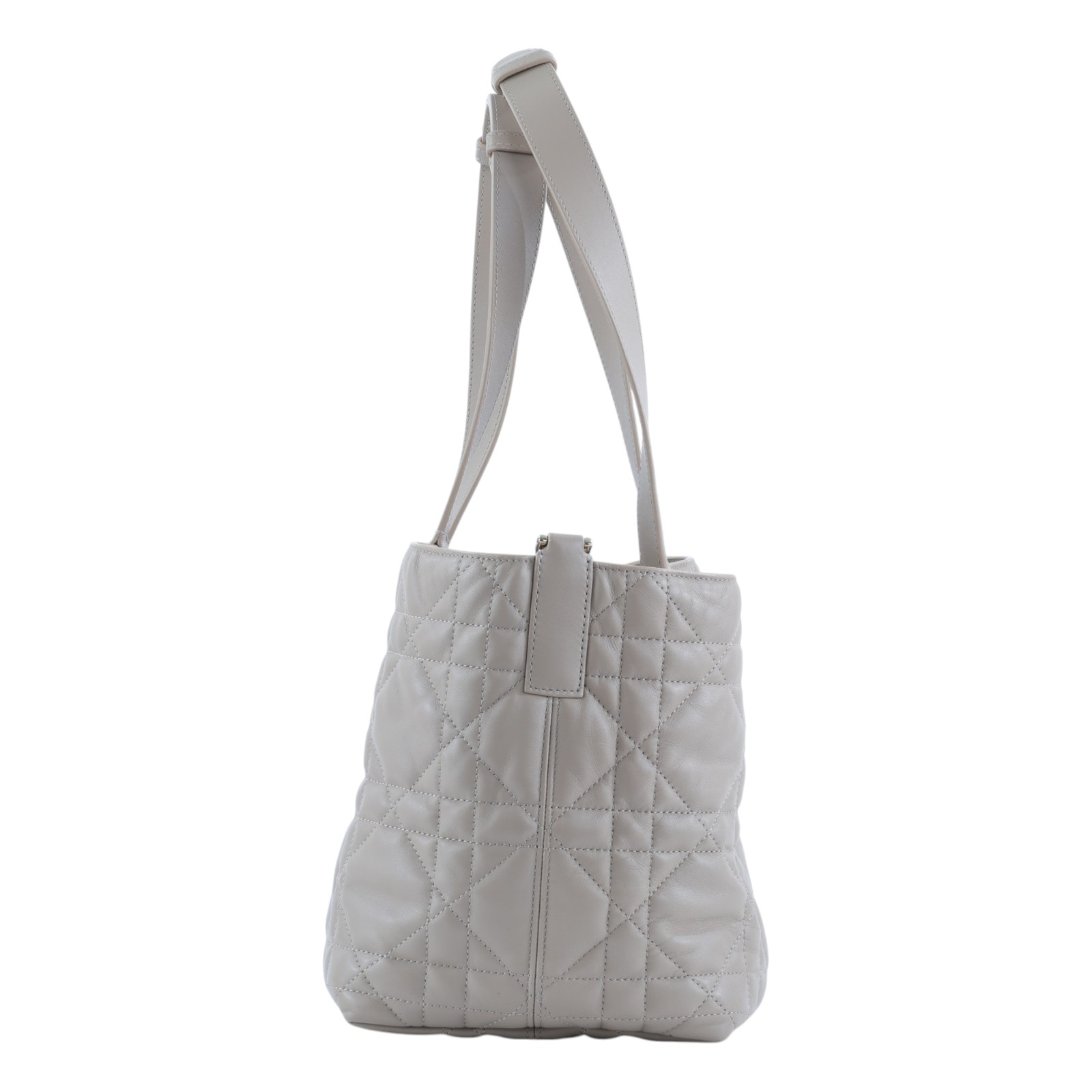 迪奧 CHRISTIAN DIOR Toujours 中型 手提包 M2821OSNW 米色 Toujours 中號 購買證明/保證卡