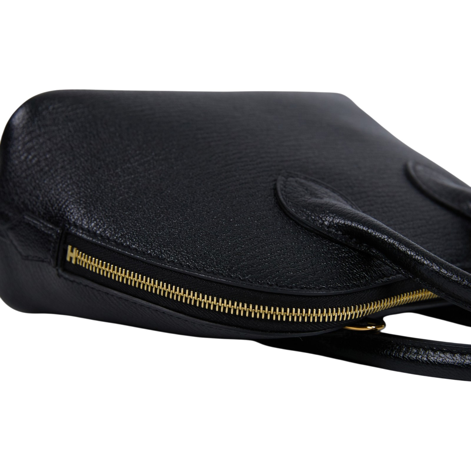 愛馬仕 Hermes Bolide Bag 1923 柏莉包 mini 金色五金 黑色 H073444CC89 /GSA298FA  原廠盒子/防塵袋/購買證明影本/背帶
