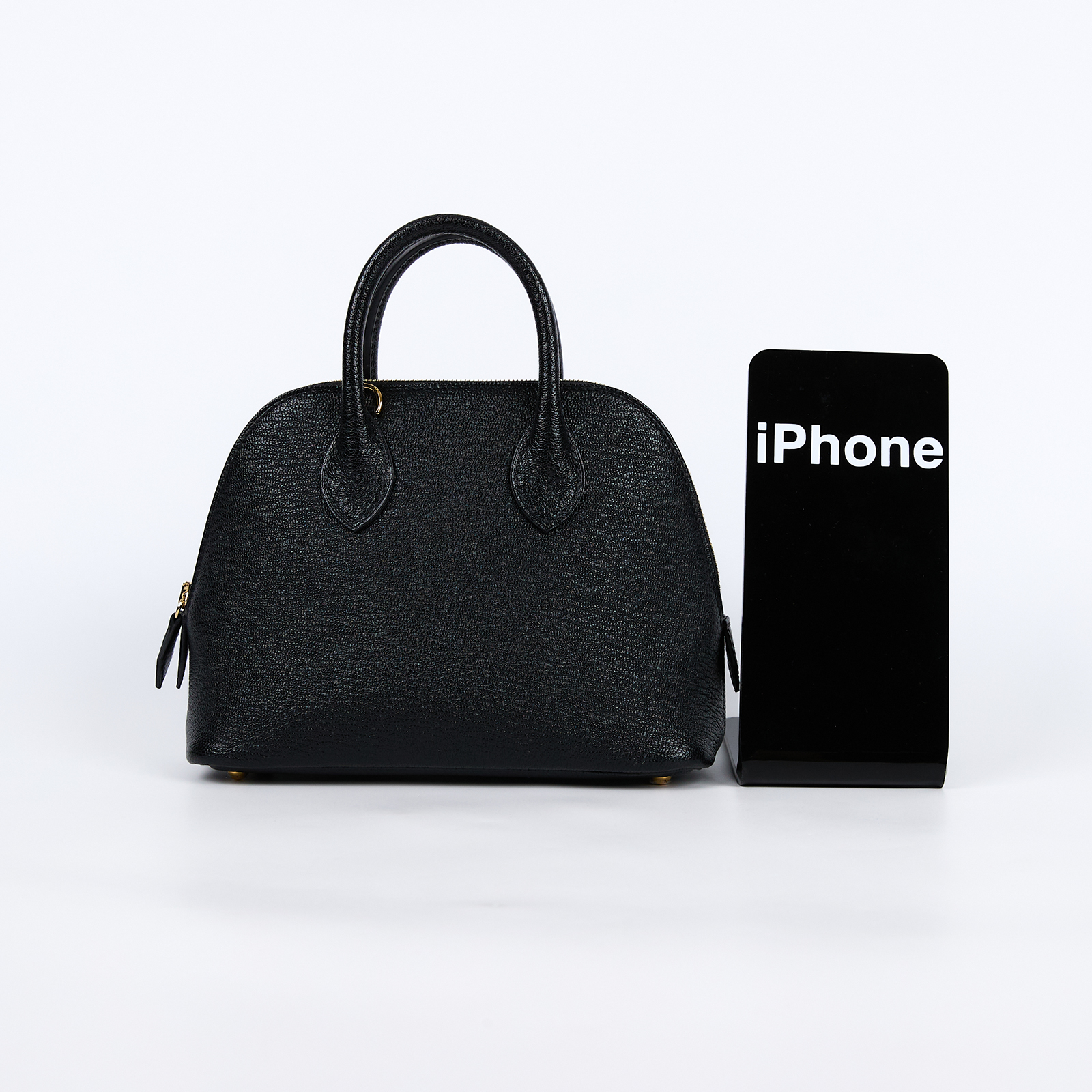 愛馬仕 Hermes Bolide Bag 1923 柏莉包 mini 金色五金 黑色 H073444CC89 /GSA298FA  原廠盒子/防塵袋/購買證明影本/背帶