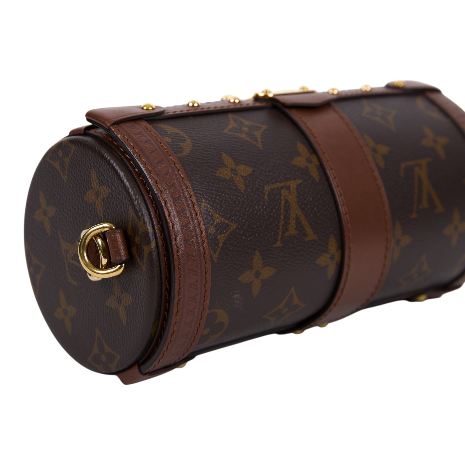 路易威登 LOUIS VUITTON Papillon Trunk 圓筒包 M57835 晶片款 原花PAPILLON TRUNK 防塵袋/背帶2
