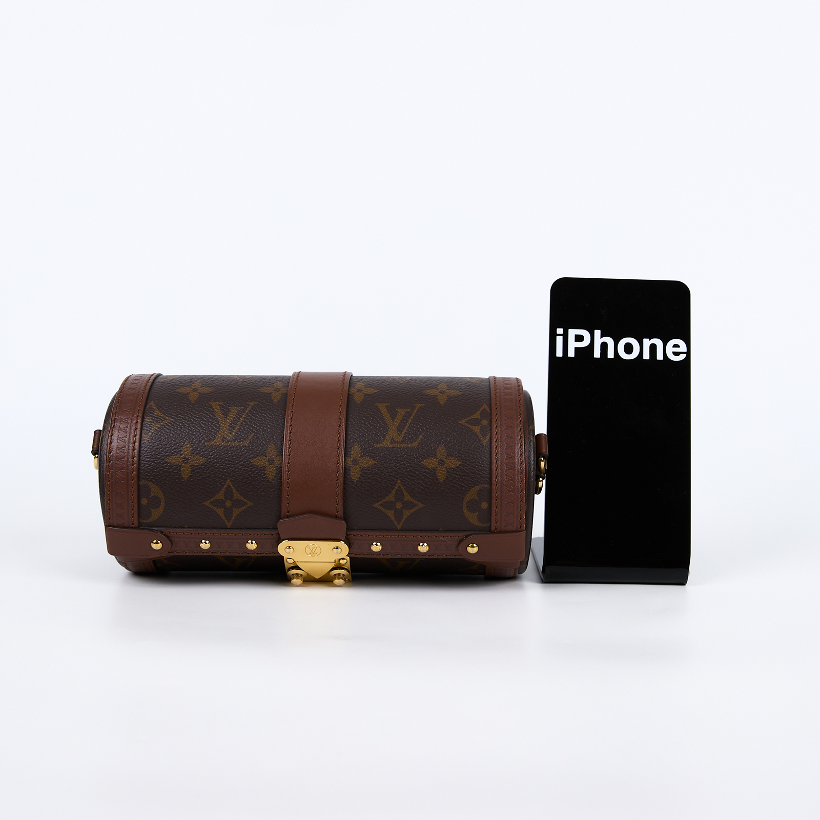 路易威登 LOUIS VUITTON Papillon Trunk 圓筒包 M57835 晶片款 原花PAPILLON TRUNK 防塵袋/背帶2