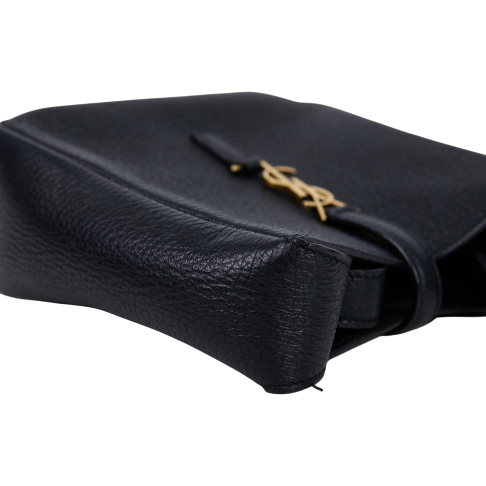 聖羅蘭 YSL SAINT LAURENT LE 5 À 7 柔軟粒面皮革 Baby 手提包 809461AADUU 黑金LE 5 À 7 BABY 無附屬品