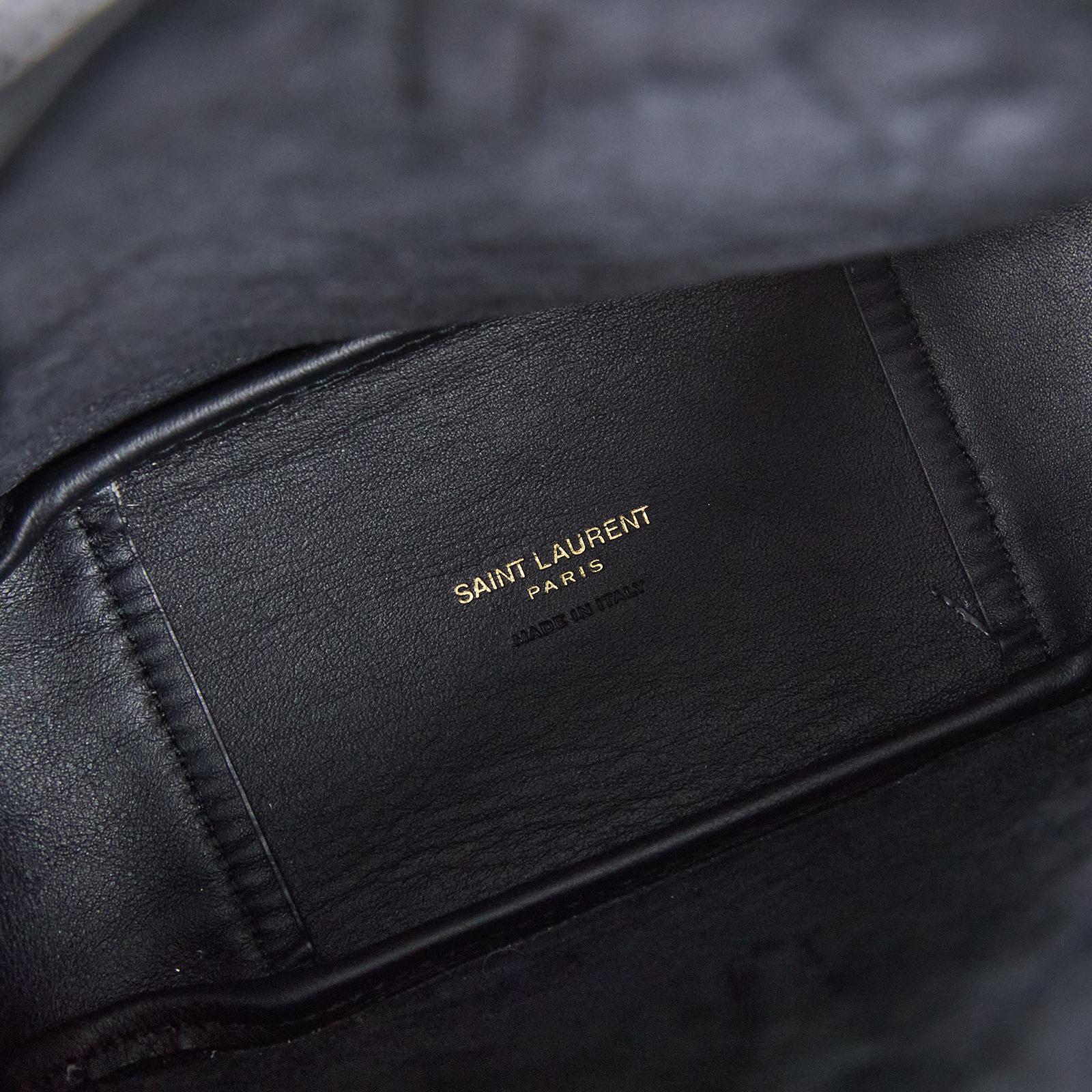 聖羅蘭 YSL SAINT LAURENT LE 5 À 7 柔軟粒面皮革 Baby 手提包 809461AADUU 黑金LE 5 À 7 BABY 無附屬品
