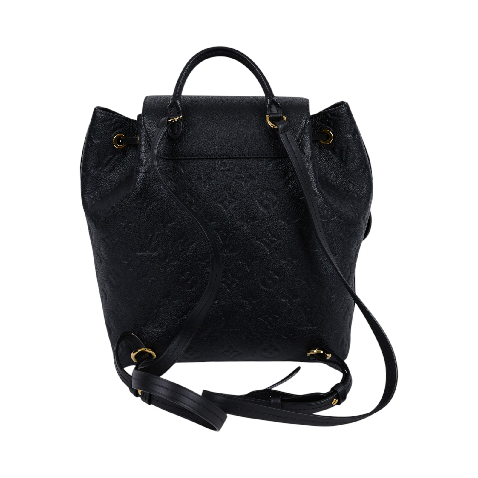 路易威登 LOUIS VUITTON Montsouris 雙肩 後背包 M45205 晶片款 黑MONTSOURIS 後背包 無附屬品