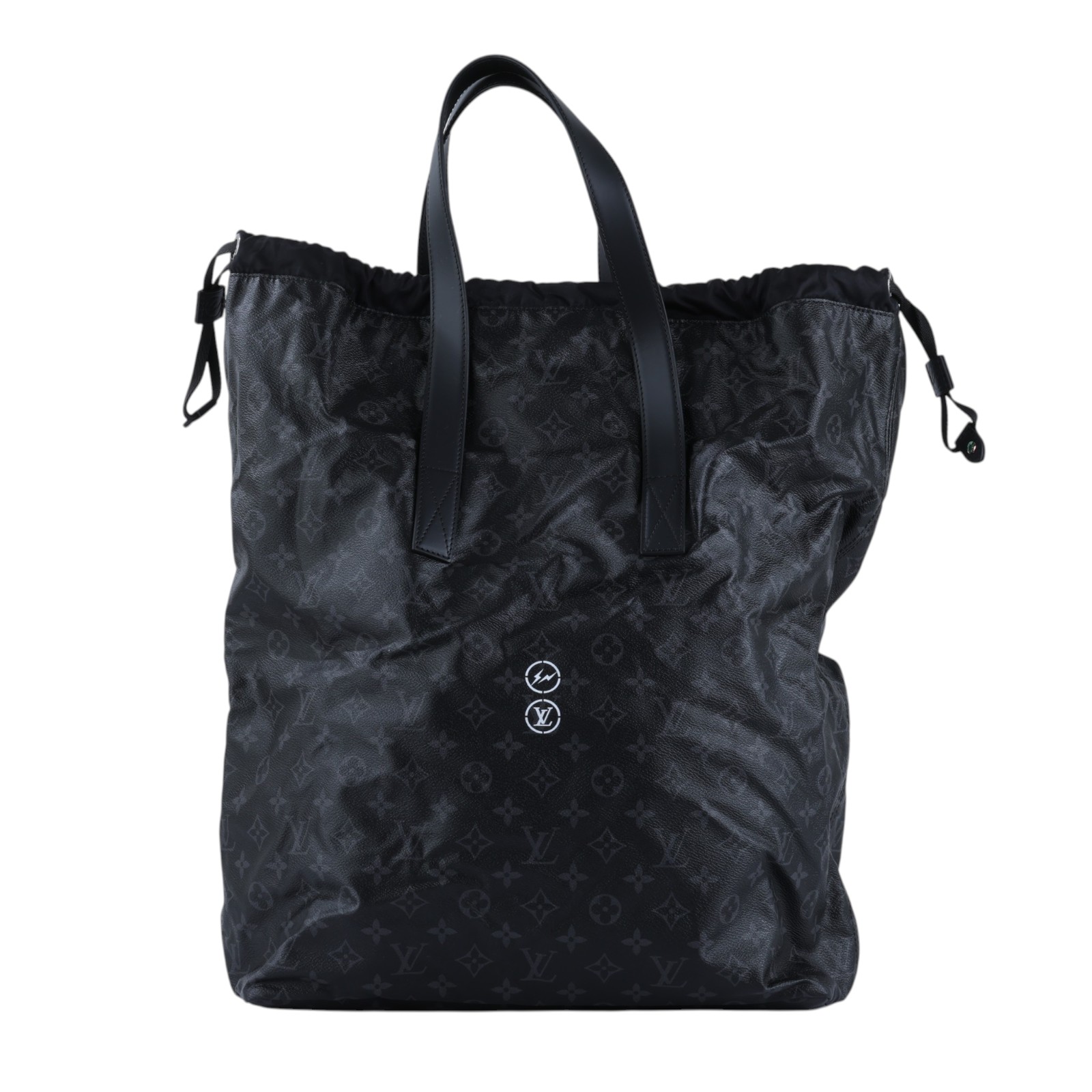 路易威登 LOUIS VUITTON 藤原浩 FRAGMENT Cabas Light Tote 手提包 托特包 M43417 晶片款  防塵袋/內袋
