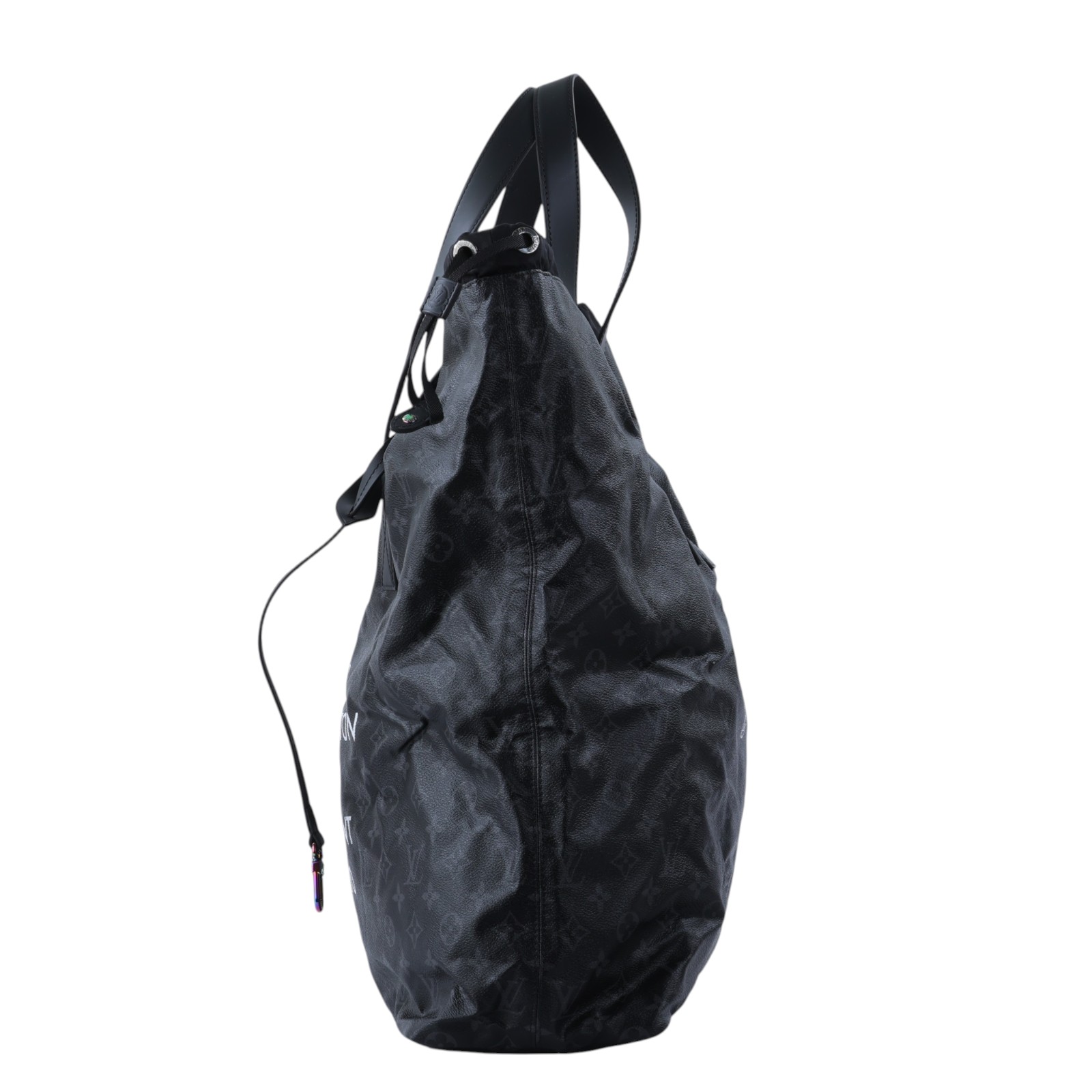 路易威登 LOUIS VUITTON 藤原浩 FRAGMENT Cabas Light Tote 手提包 托特包 M43417 晶片款  防塵袋/內袋