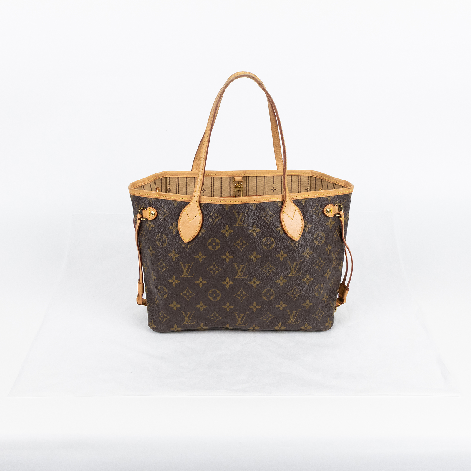 路易威登 LOUIS VUITTON Neverfull PM 托特包 經典帆布 M40155 原花Neverfull PM 無附屬品