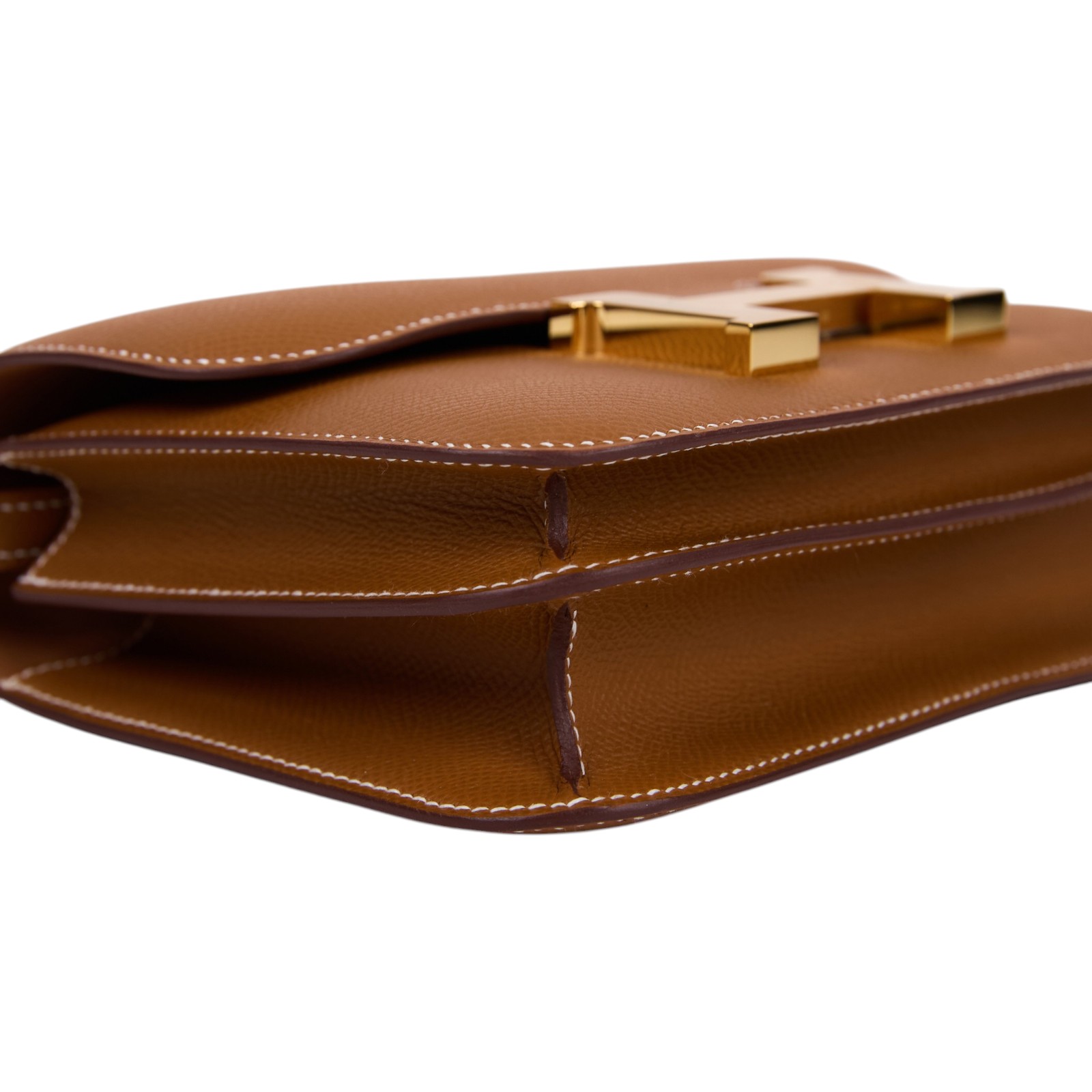 愛馬仕 Hermes Constance Bag 康康包 MIni 18  金色五金 金棕色 H083905CC37 /GBS476AG  原廠盒子/防塵袋/購買證明