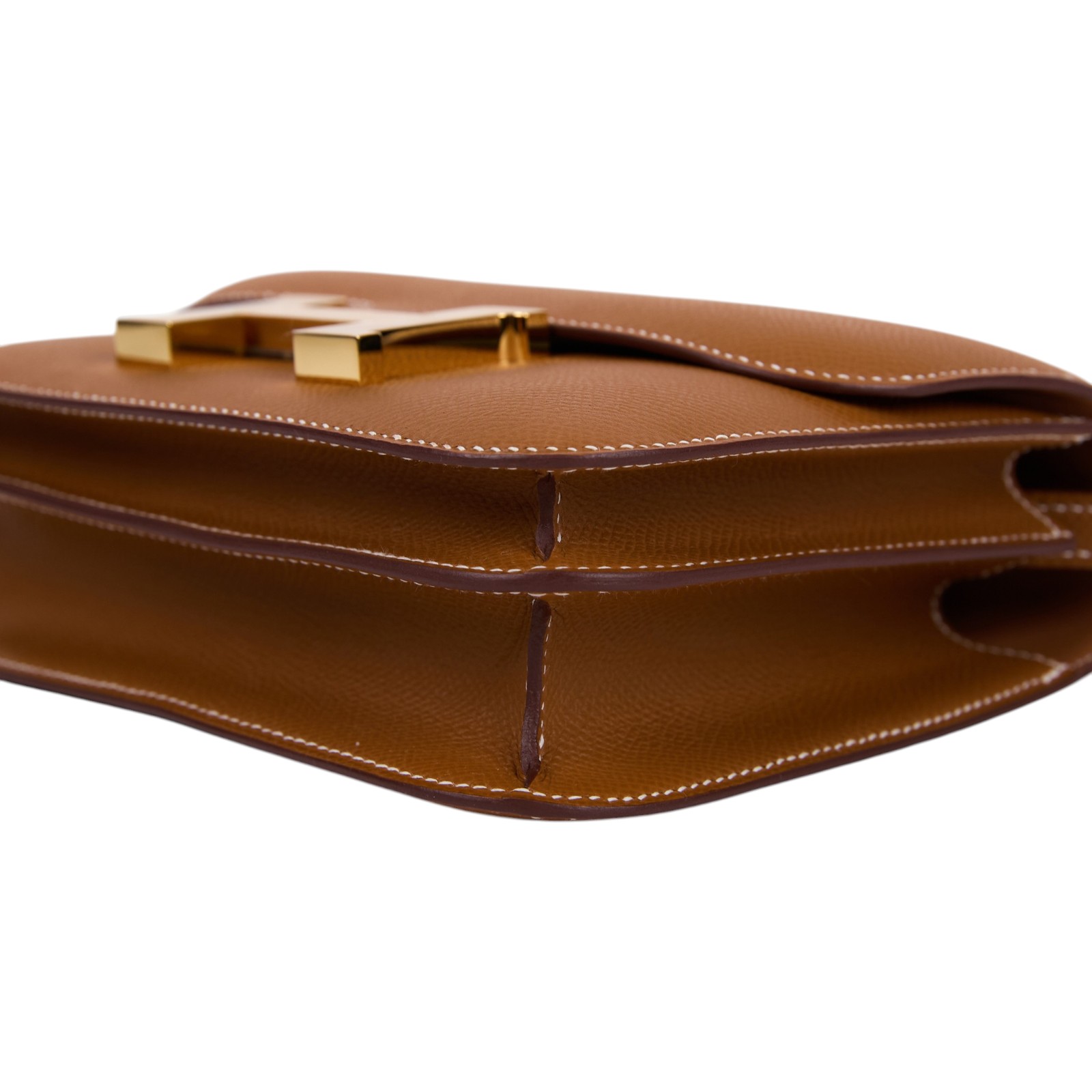 愛馬仕 Hermes Constance Bag 康康包 MIni 18  金色五金 金棕色 H083905CC37 /GBS476AG  原廠盒子/防塵袋/購買證明