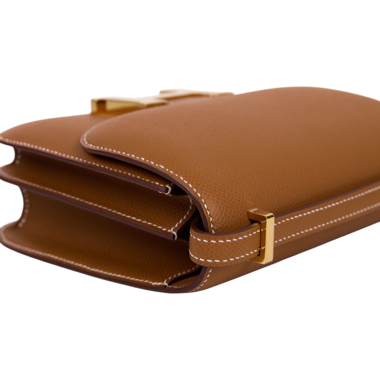 愛馬仕 Hermes Constance Bag 康康包 MIni 18  金色五金 金棕色 H083905CC37 /GBS476AG  原廠盒子/防塵袋/購買證明