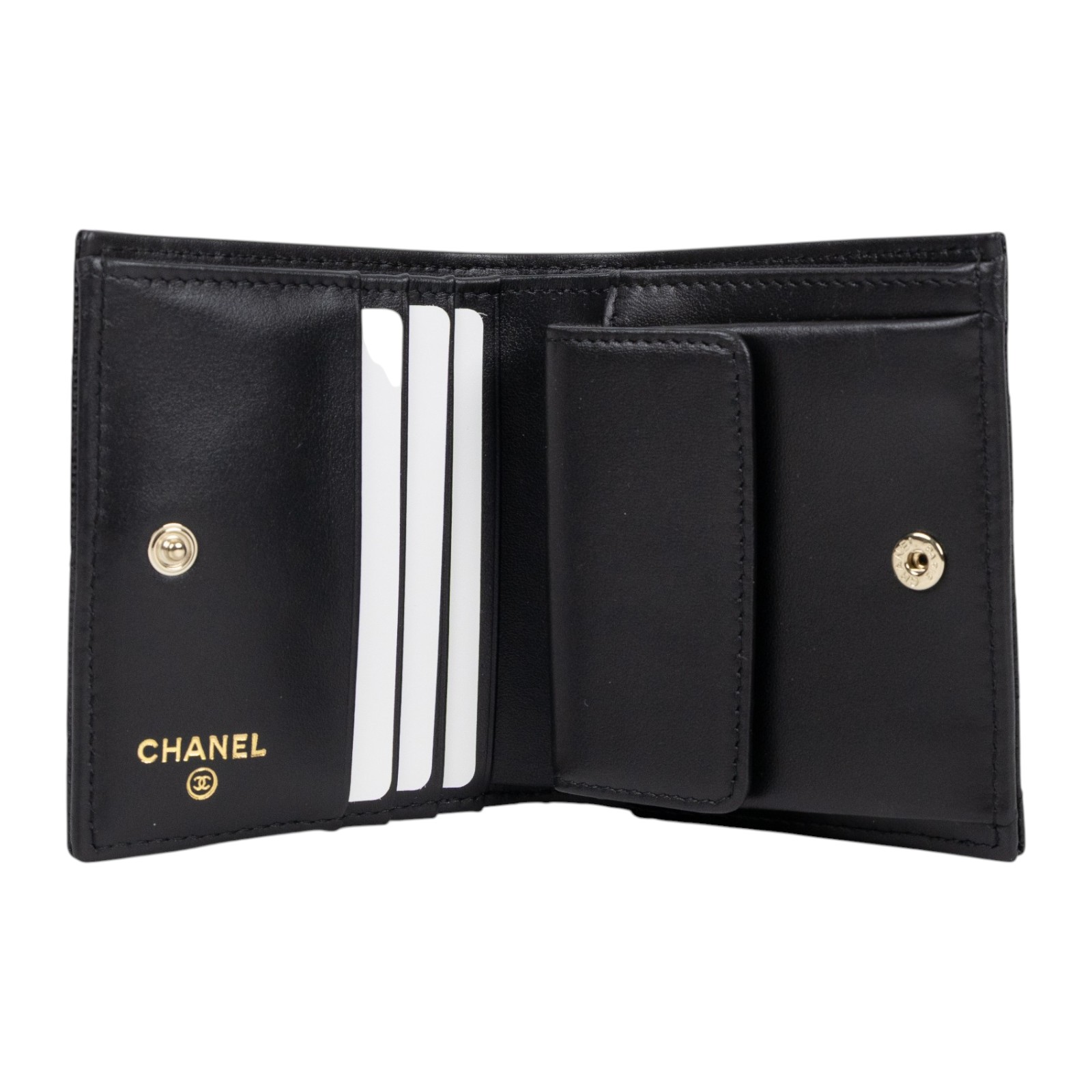 香奈兒 CHANEL CC LOGO 錢包 短夾 AP3603 B14343 晶片款 季節款荔枝雙開短夾 防塵袋/原廠盒子/購買證明