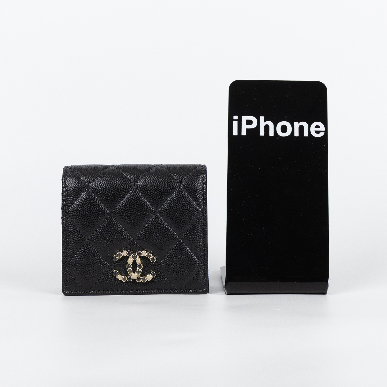 香奈兒 CHANEL CC LOGO 錢包 短夾 AP3603 B14343 晶片款 季節款荔枝雙開短夾 防塵袋/原廠盒子/購買證明