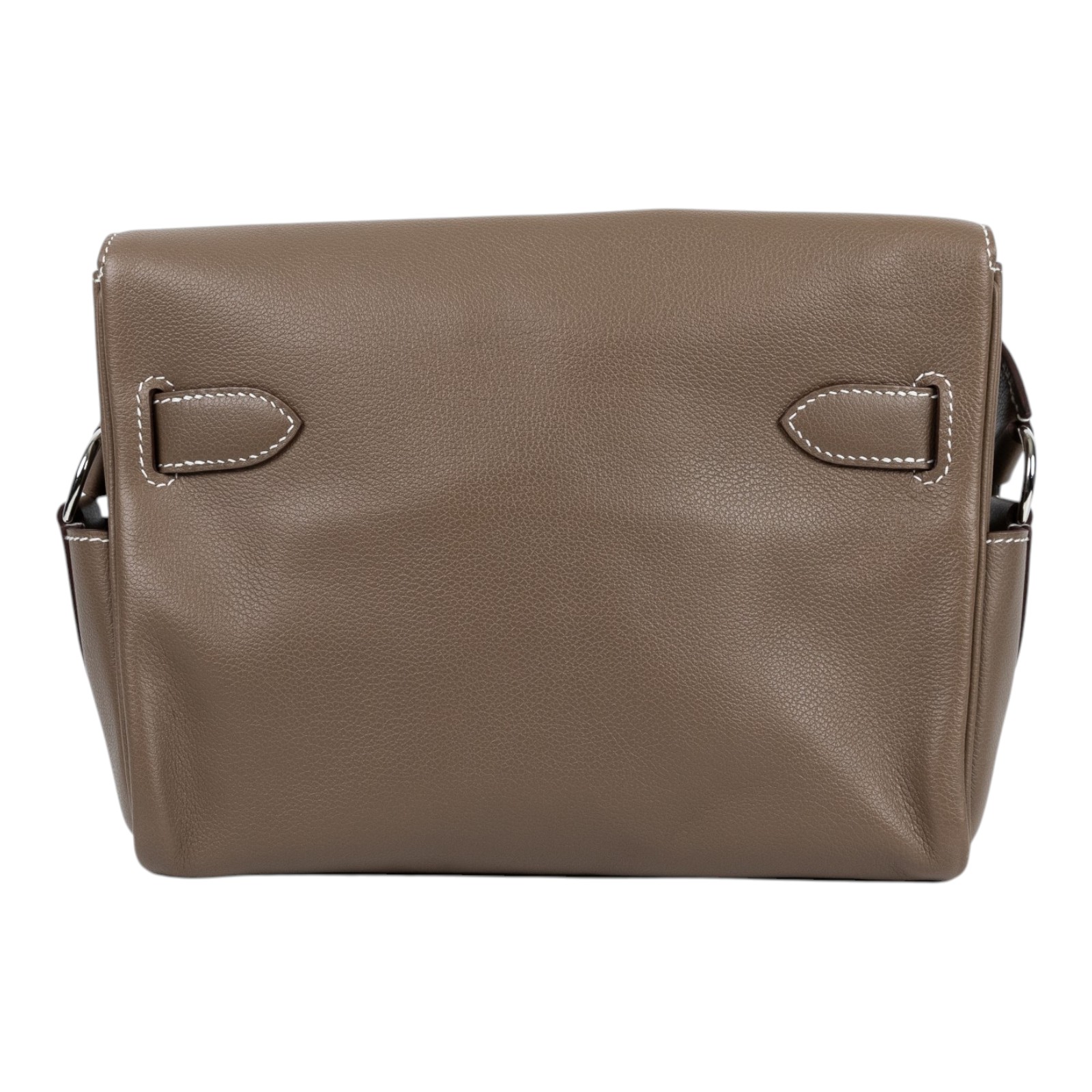 愛馬仕 Hermes Kelly Bag 凱莉包 Messenger PM 手提包 大象灰 銀扣  W MM 281 PP  防塵袋2/鎖組