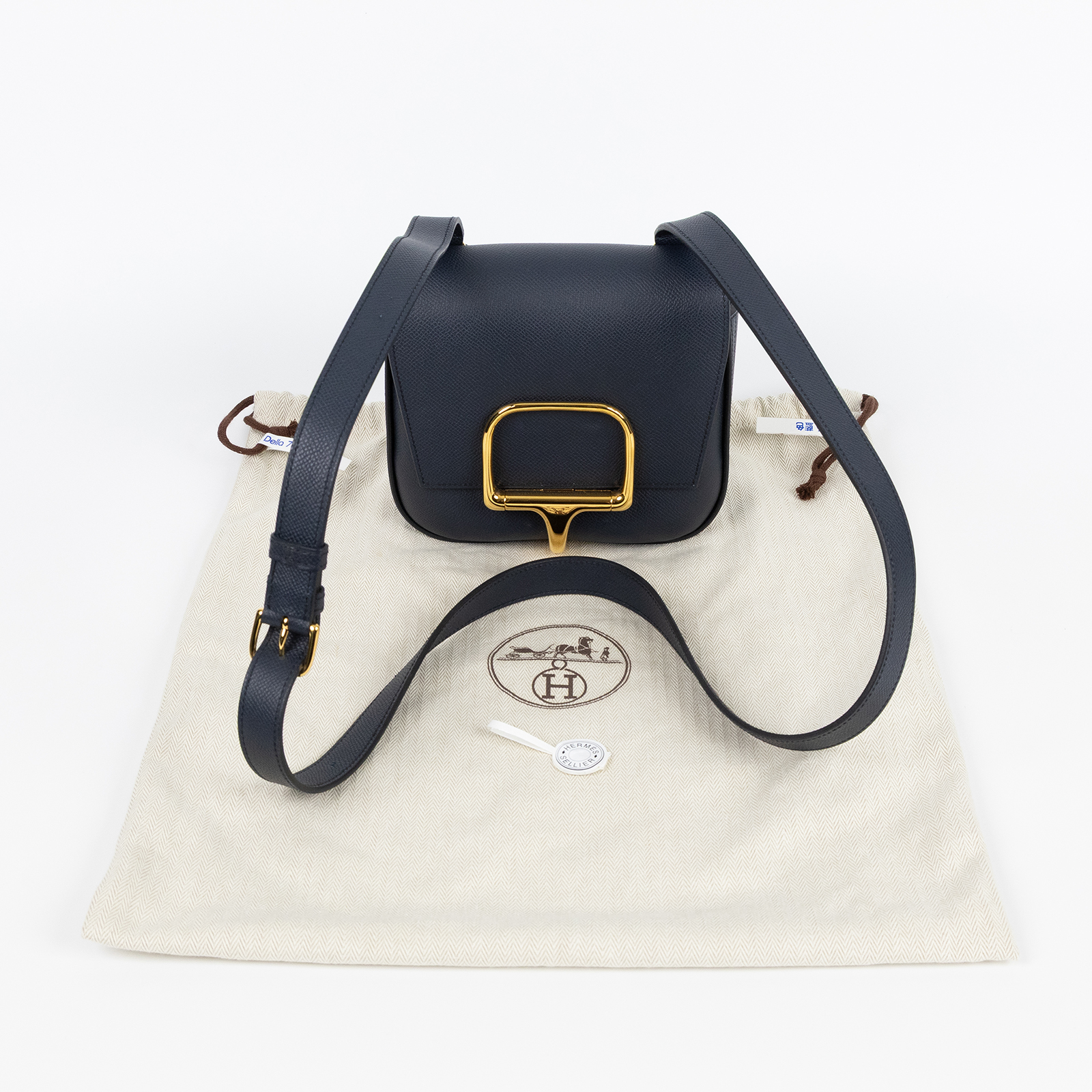 愛馬仕 Hermes Della Cavalleria Mini 迷你 肩背包 DELLAMINI UP Y854DY  防塵袋