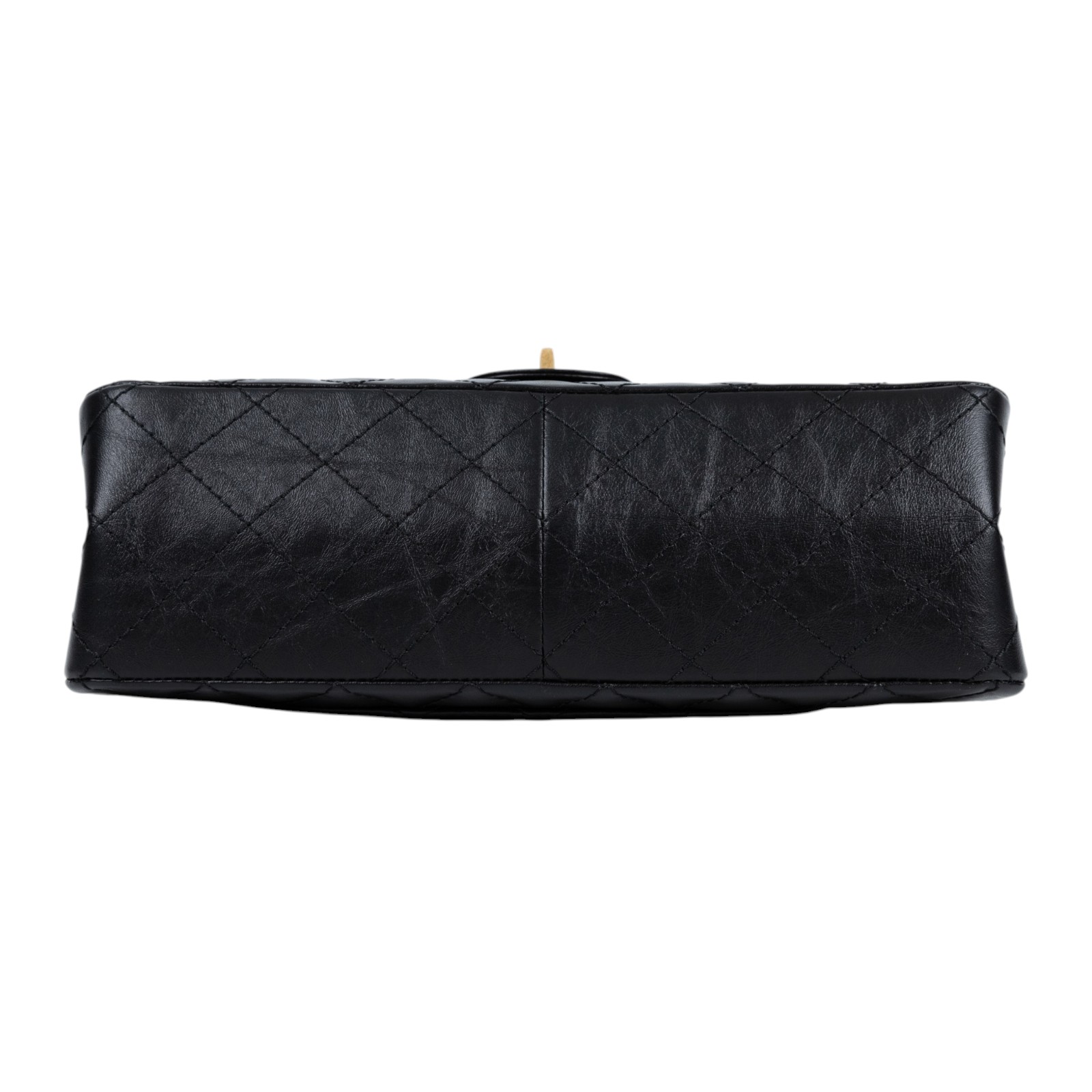 香奈兒 CHANEL 2.55 大型口蓋包 A37587 27開黑金2.55 28CM 防塵袋