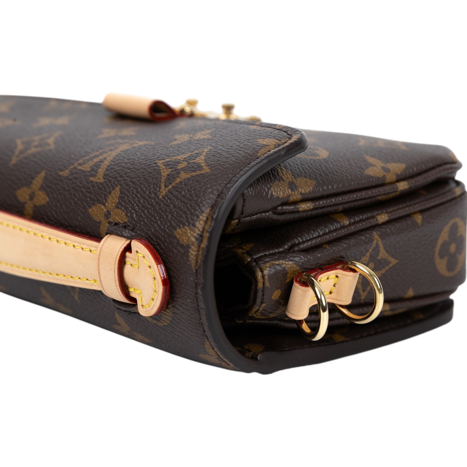 路易威登 LOUIS VUITTON Pochette Métis East West 老花 鏈條 郵差包 腋下單肩包 M46279 晶片款  防塵袋/背帶2