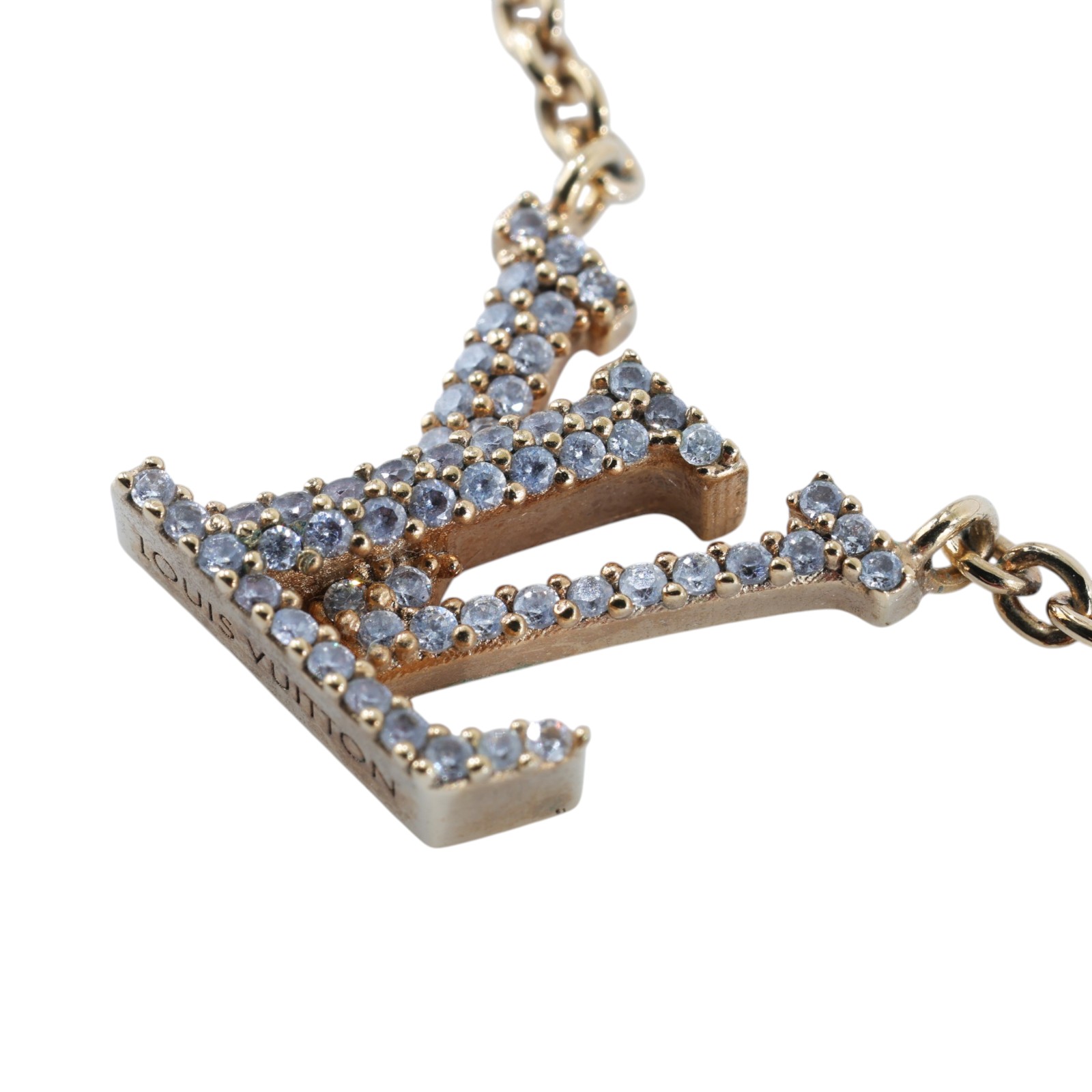 路易威登 LOUIS VUITTON LV Iconic 項鏈 金色 M00596 水鑽Iconic項鍊 防塵袋/原廠盒子