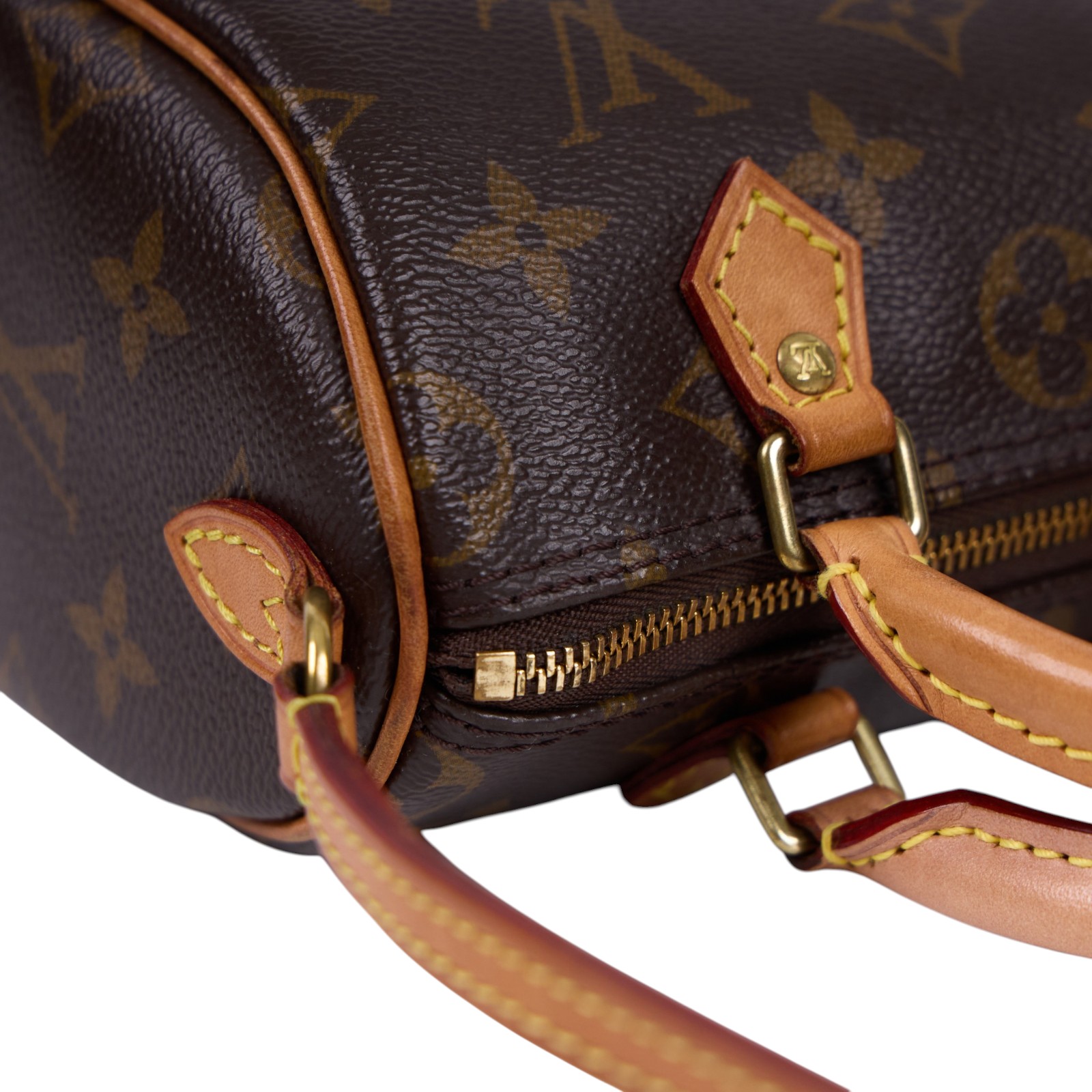 路易威登 LOUIS VUITTON Nano Speedy 經典帆布 手提 斜背 波士頓包 M61252 原花NANO SPEEDY 舊版 防塵袋