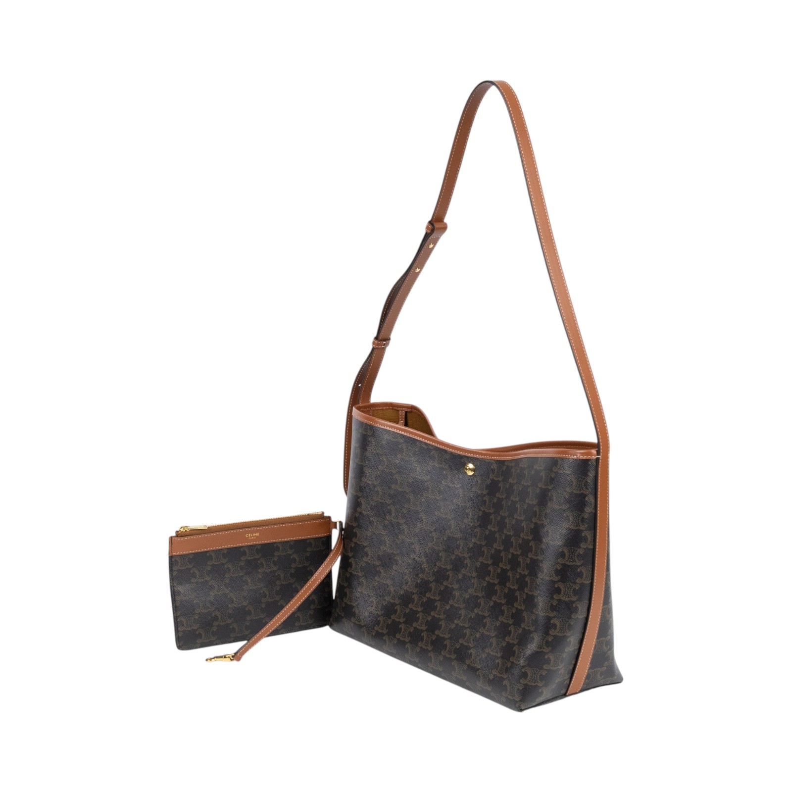 思琳 CELINE Soft Shopper 標誌印花 肩背包 123912GXC 老花SOFT SHOPPER肩背包 防塵袋