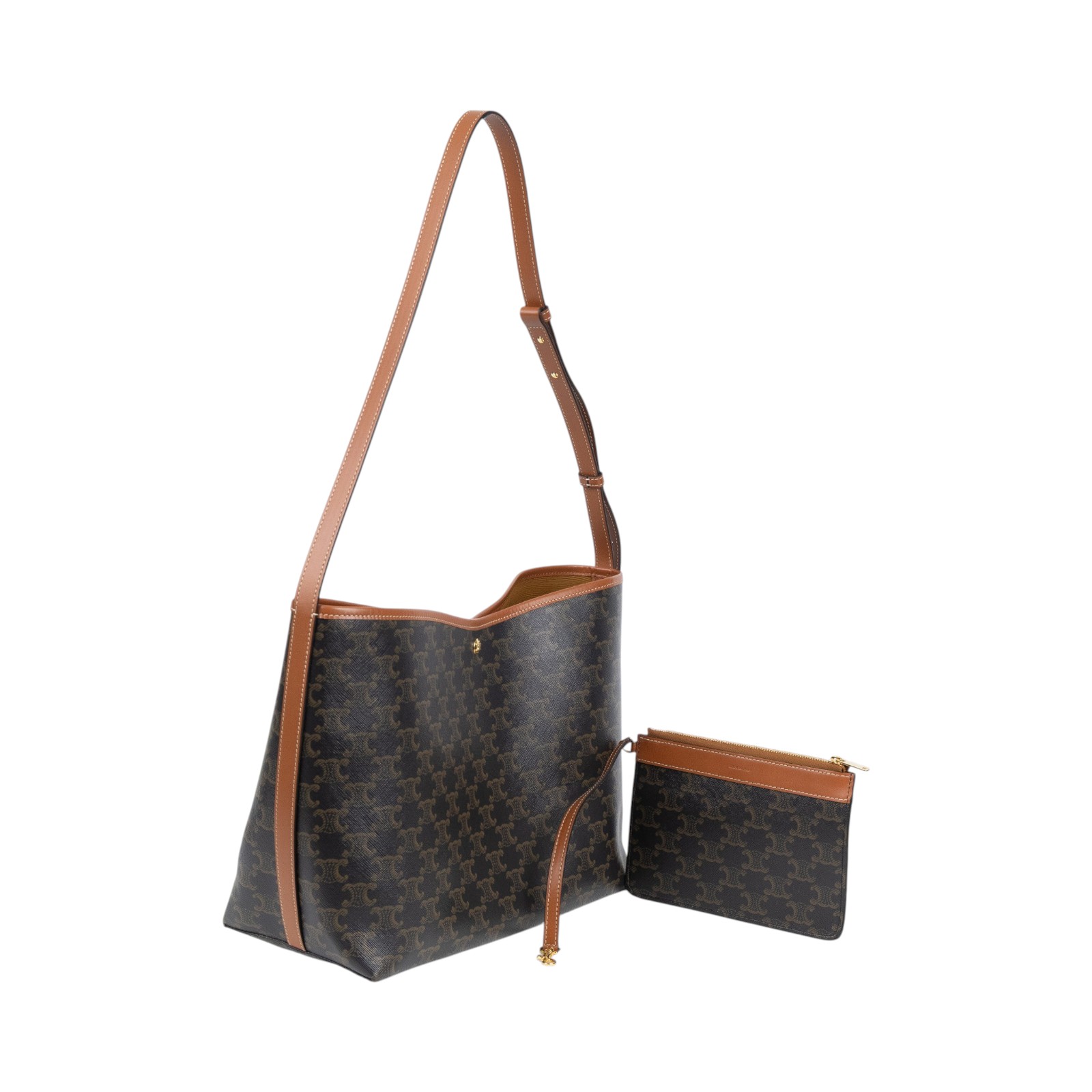 思琳 CELINE Soft Shopper 標誌印花 肩背包 123912GXC 老花SOFT SHOPPER肩背包 防塵袋