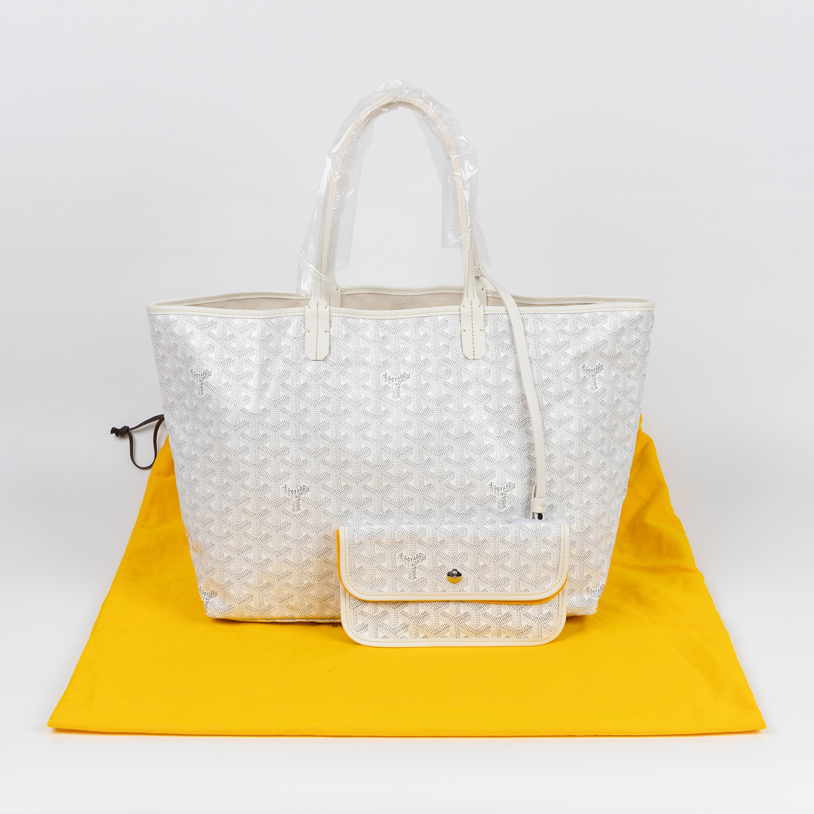 高雅德 GOYARD Saint Louis PM Bag 托特包 STLOUIPMLTY 白SAINT LOUIS  PM 防塵袋/內袋