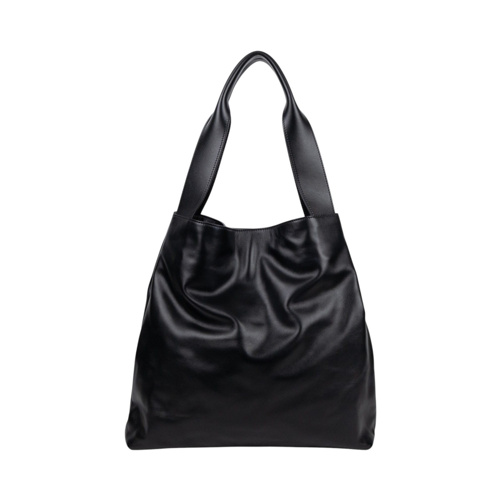 繆繆 MIU MIU Hobo 半月形 手提包 5BC119_2CRW 黑皮革HOBO TOTE 防塵袋/保證卡