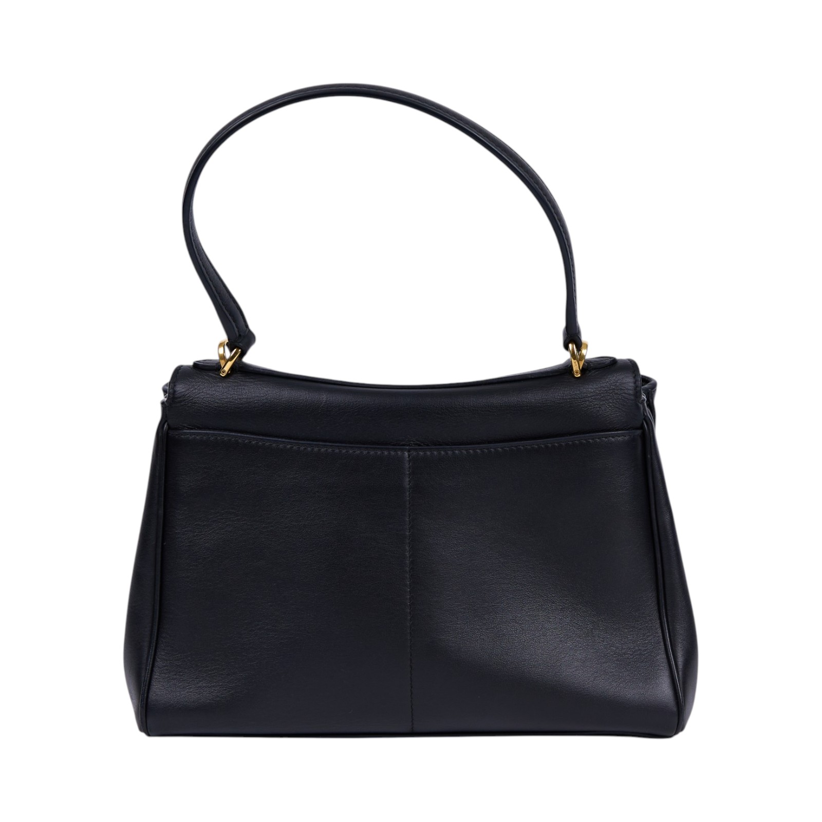 巴黎世家 BALENCIAGA Rodeo Small 手提包 金色五金 7897792AA4V 黑金RODEO SMALL 背帶/吊牌