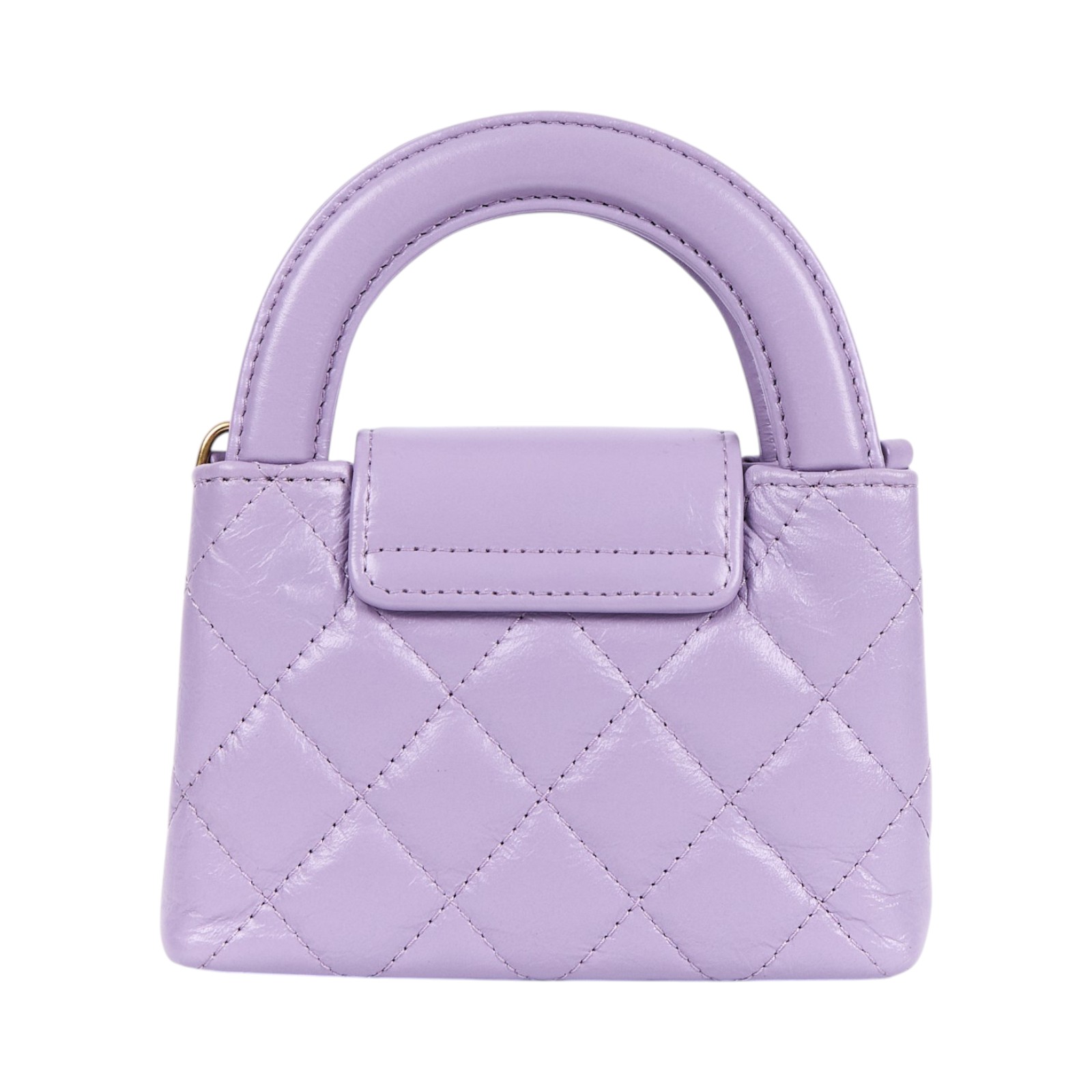 香奈兒 CHANEL 鏈子小包 肩背 手提包 AP3435 晶片款 淺紫KELLY NANO 防塵袋