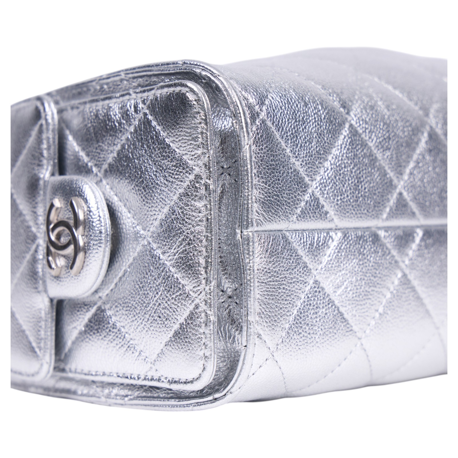 香奈兒 CHANEL 25 迷你包 AS5631 晶片款 銀色25包MINI 防塵袋