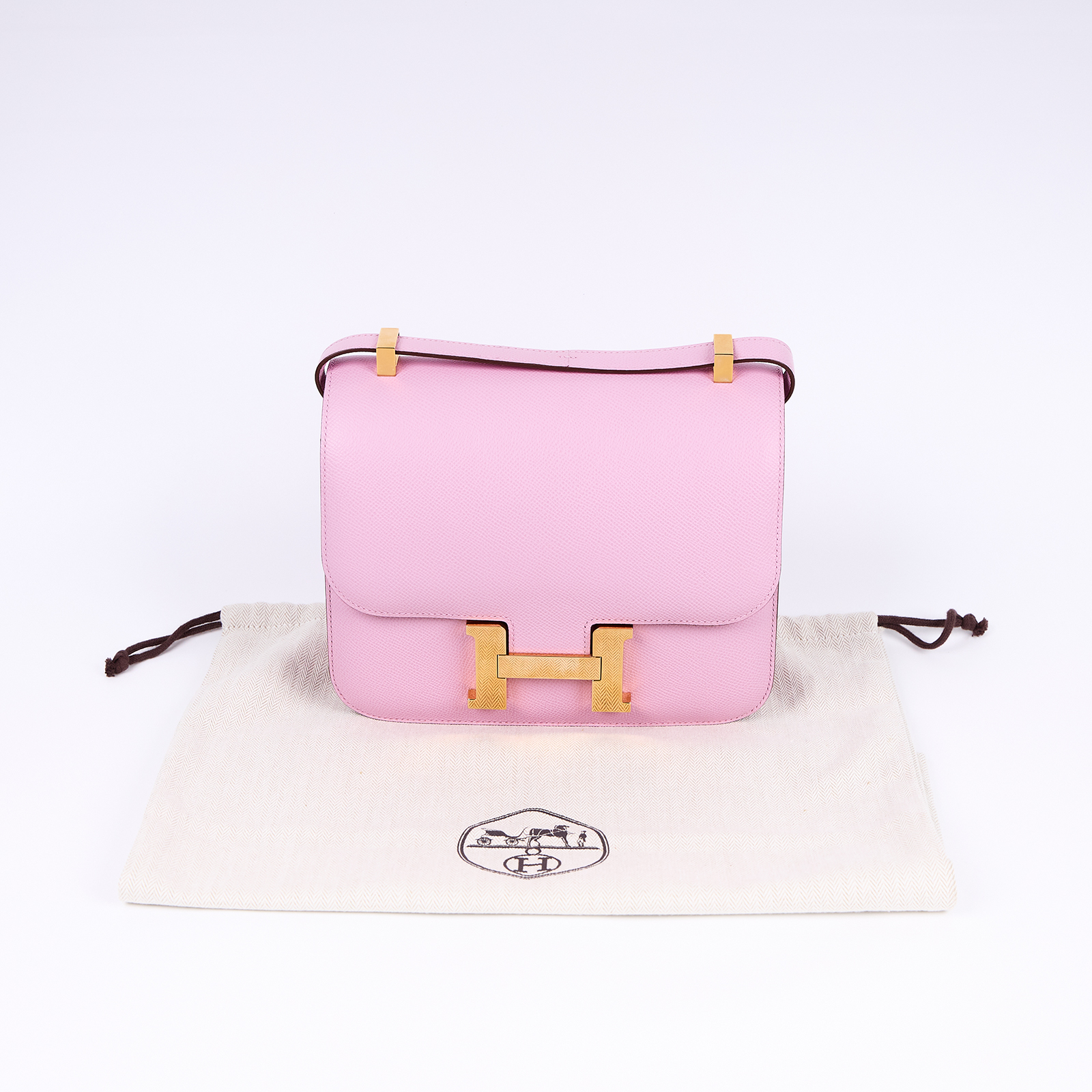 愛馬仕 Hermes Constance Bag 康康包 24 CN24 ZMS014 AH Z刻紫CONSTANCE24 防塵袋