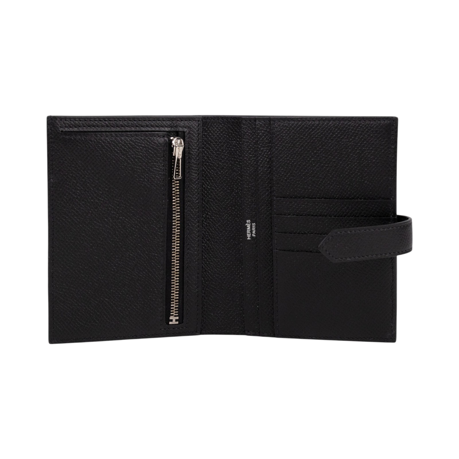 愛馬仕 Hermes Bearn 短夾 BEARN Z AP 007 HS Z刻 黑BEARN短夾 無附屬品