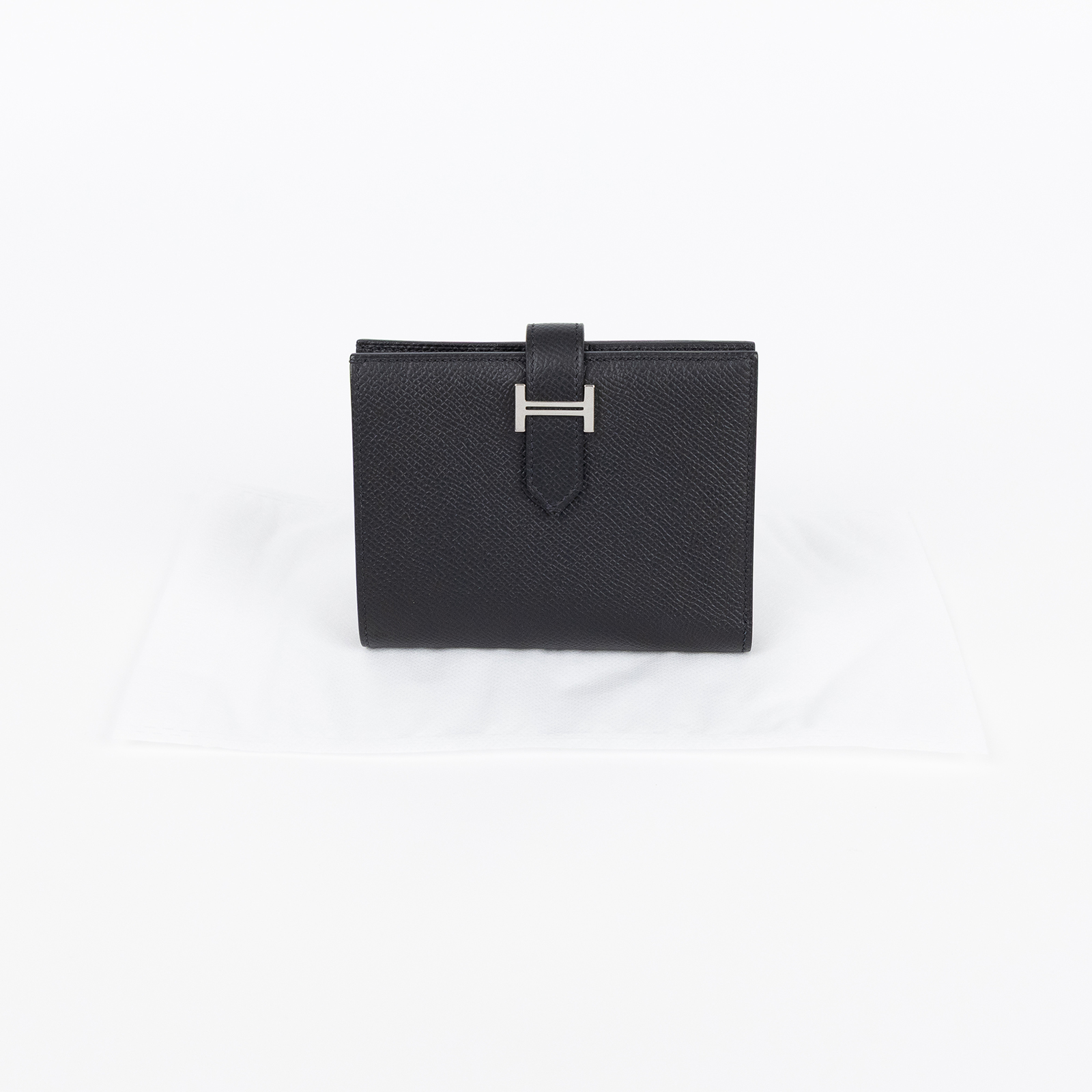 愛馬仕 Hermes Bearn 短夾 BEARN Z AP 007 HS Z刻 黑BEARN短夾 無附屬品