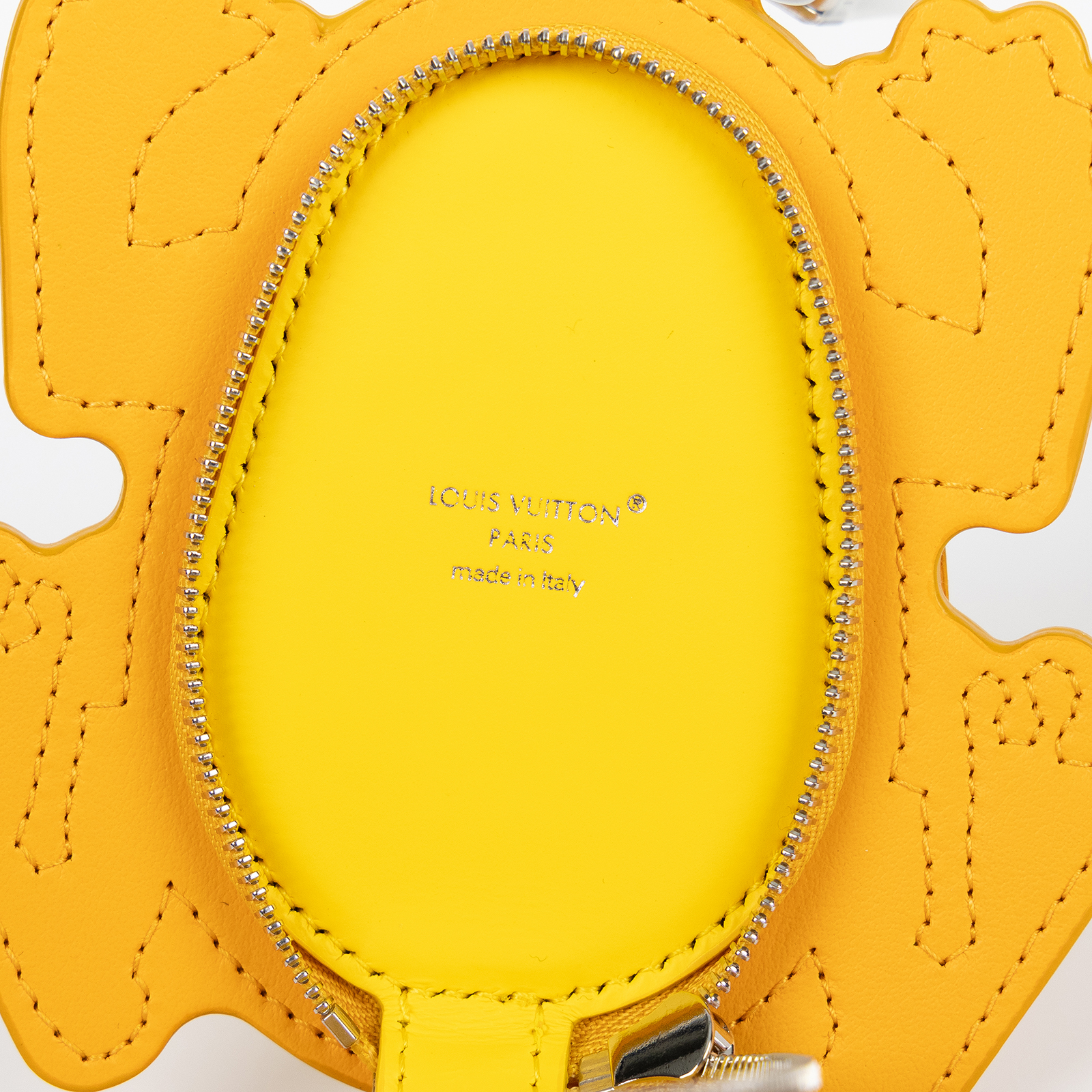 路易威登 LOUIS VUITTON 青蛙 零錢包 吊飾 包掛 鑰匙扣 M02215 晶片款 黃色原花青蛙零錢包吊飾 無附屬品