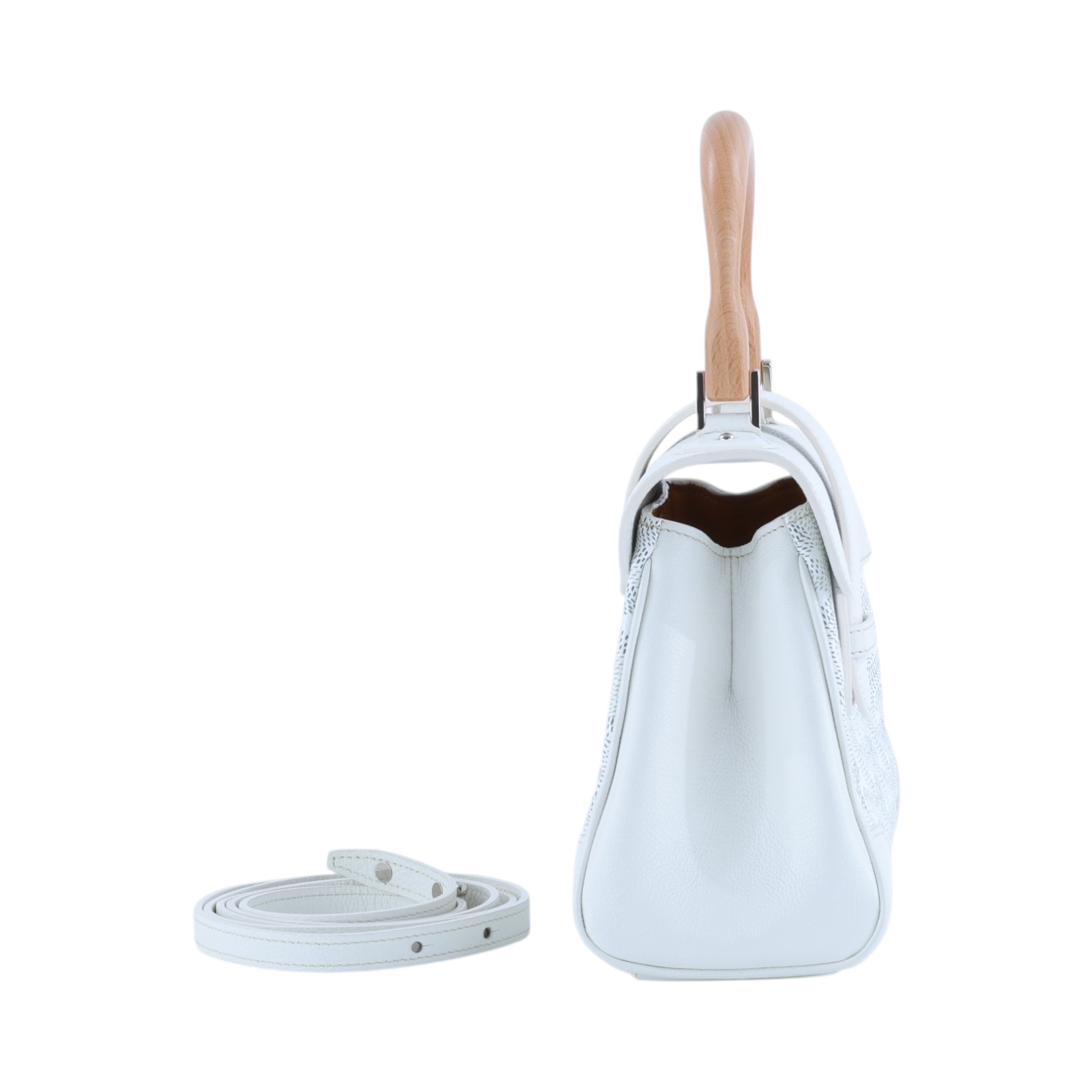 高雅德 GOYARD Saïgon Mini Trunk Bag 肩背 手提包 SAIMALMINTY 白色SAIGON MINI 防塵袋2/背帶