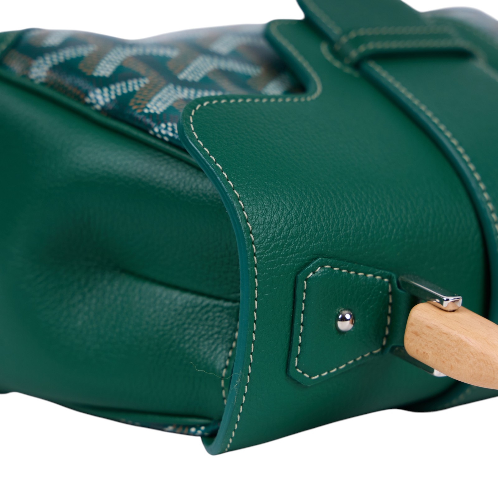 高雅德 GOYARD Saïgon Souple Mini Bag 肩背 手提包 SAIGONMINTY 綠色SAIGON MINI 防塵袋/背帶