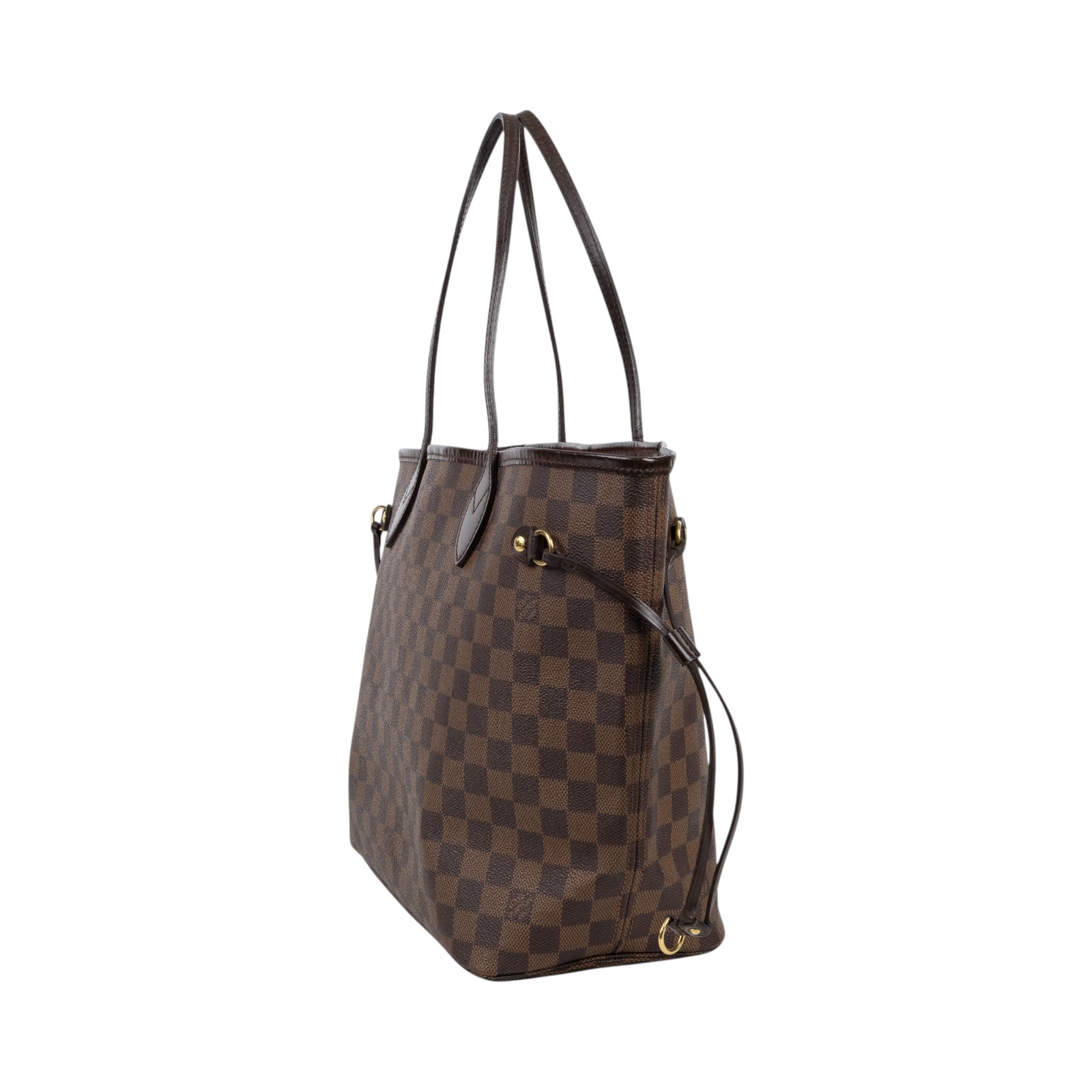 路易威登 LOUIS VUITTON 棕棋盤 Neverfull MM 托特包 N51105 棋盤NEVERFULL MM 無附屬品