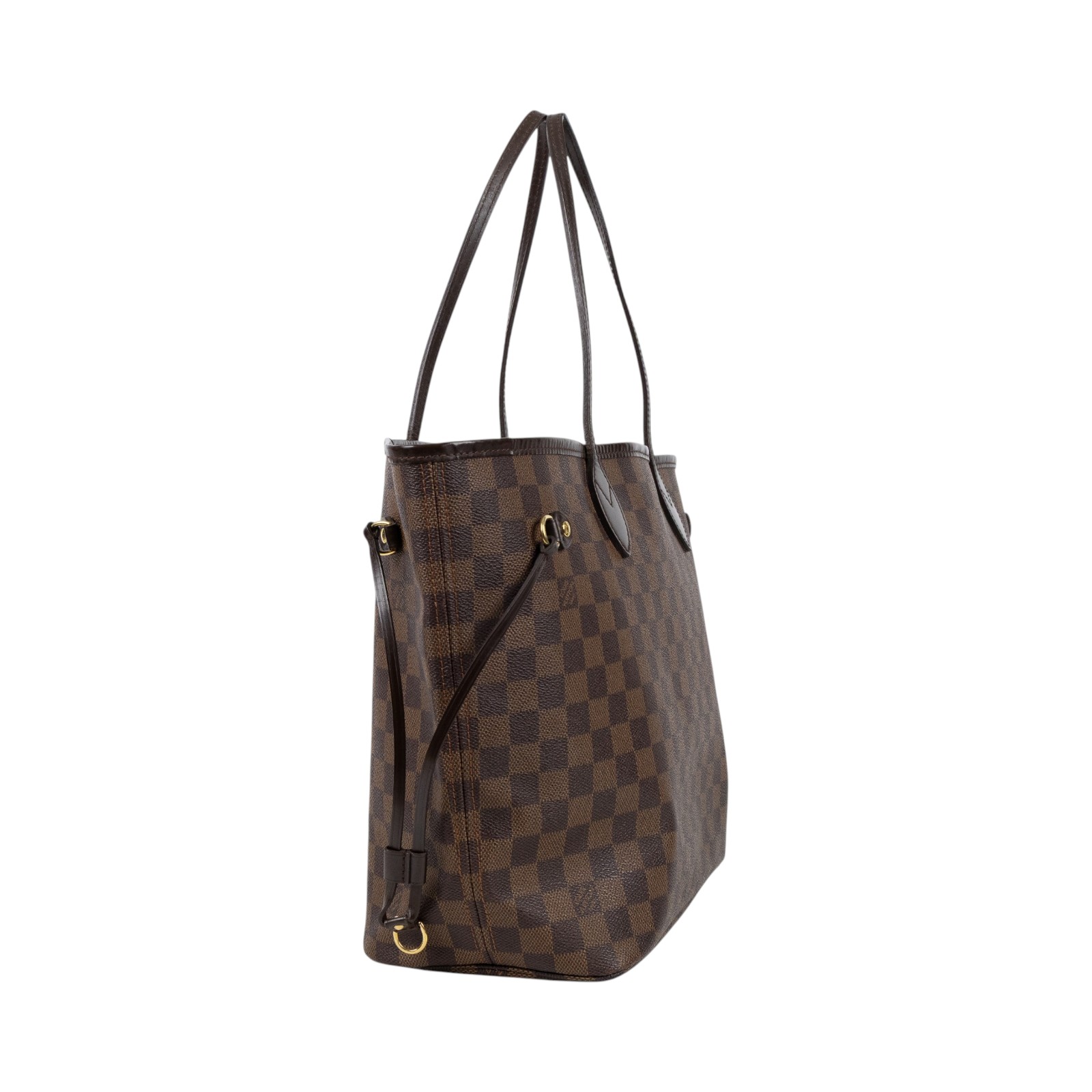 路易威登 LOUIS VUITTON 棕棋盤 Neverfull MM 托特包 N51105 棋盤NEVERFULL MM 無附屬品