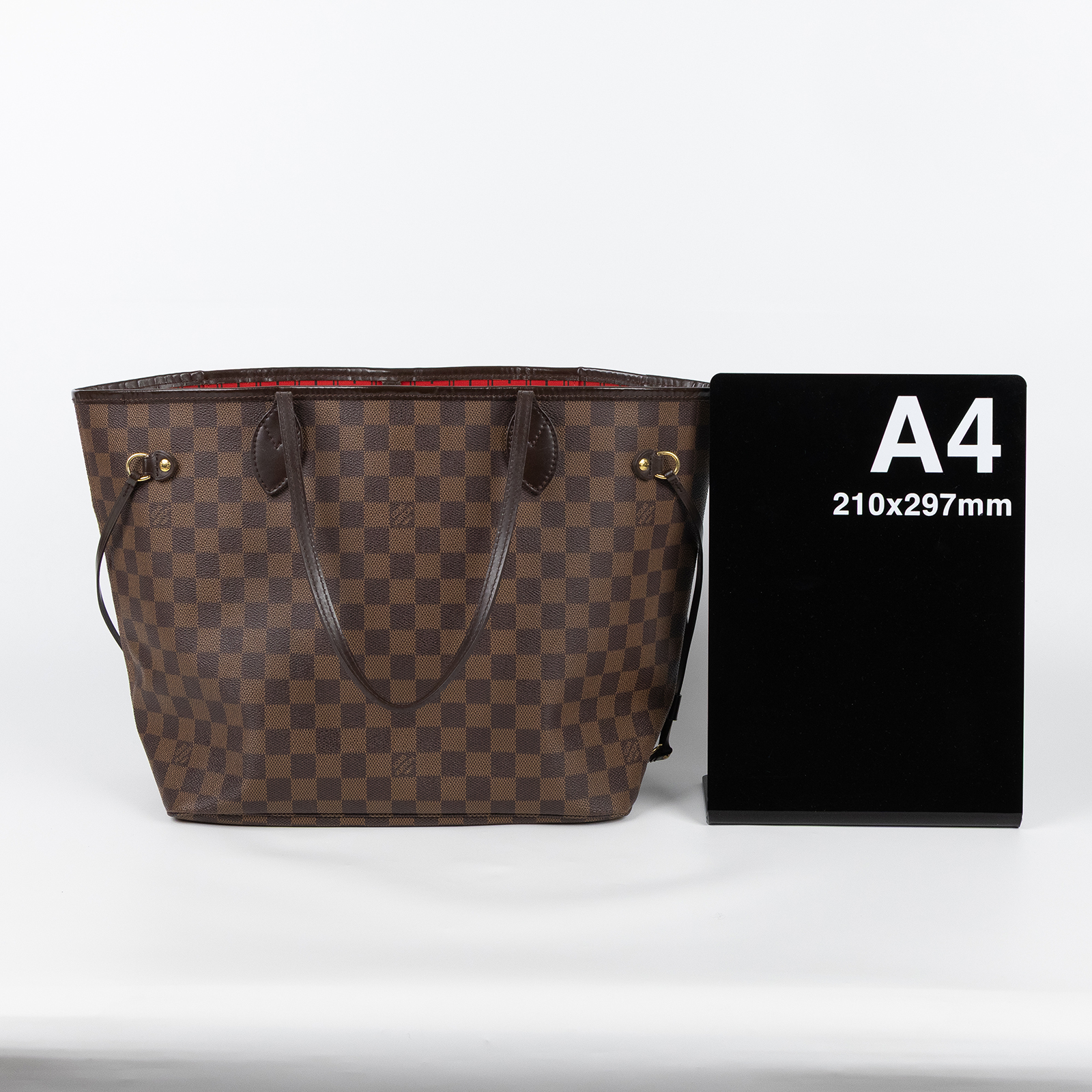 路易威登 LOUIS VUITTON 棕棋盤 Neverfull MM 托特包 N51105 棋盤NEVERFULL MM 無附屬品
