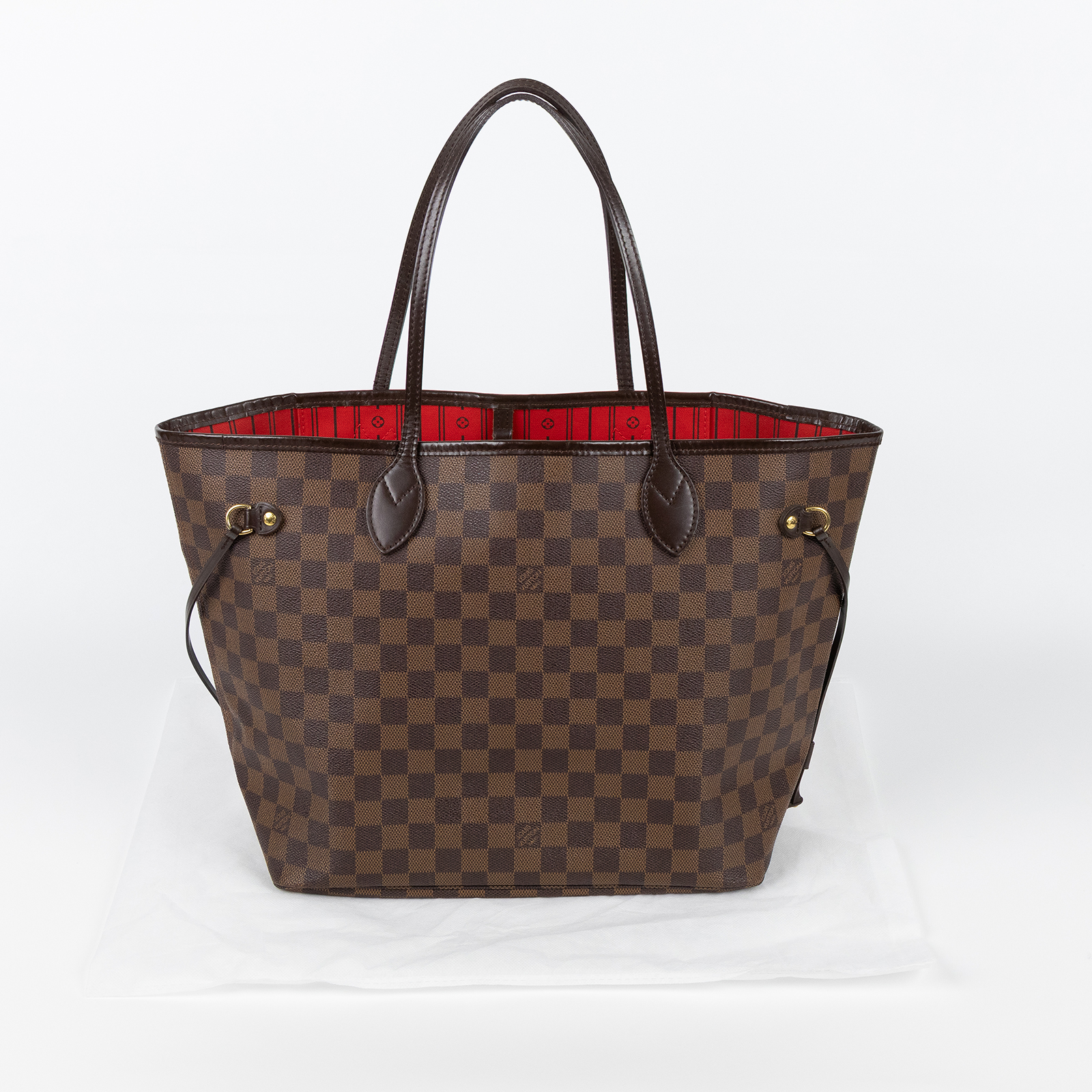 路易威登 LOUIS VUITTON 棕棋盤 Neverfull MM 托特包 N51105 棋盤NEVERFULL MM 無附屬品