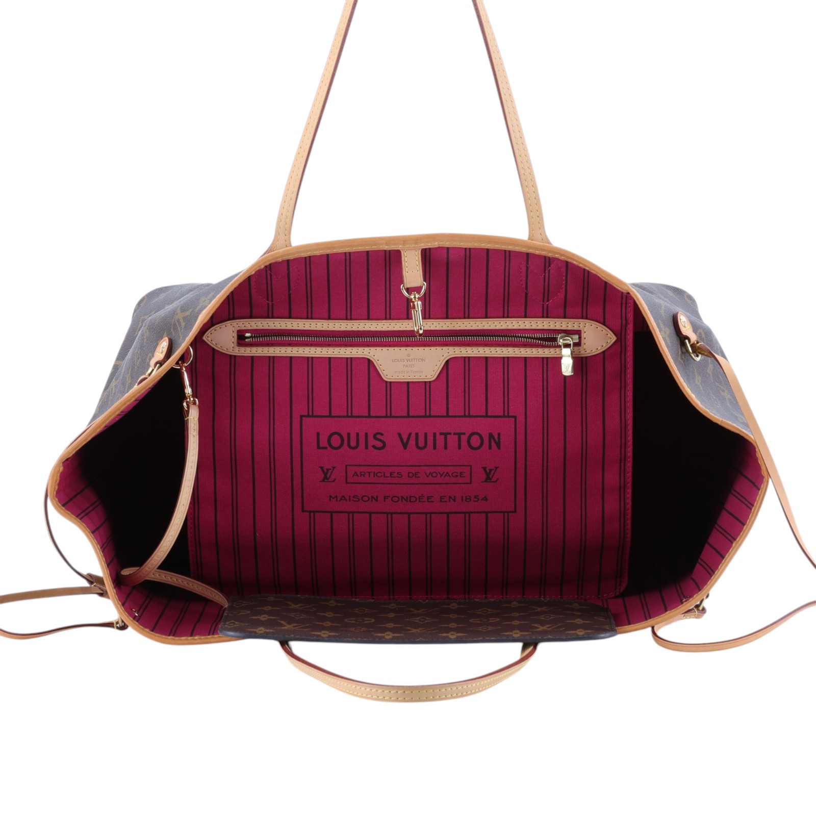 路易威登 LOUIS VUITTON Neverfull GM 經典原花 大型 牡丹色 購物包 手提包 M41180 原花NEVERFULL GM 防塵袋