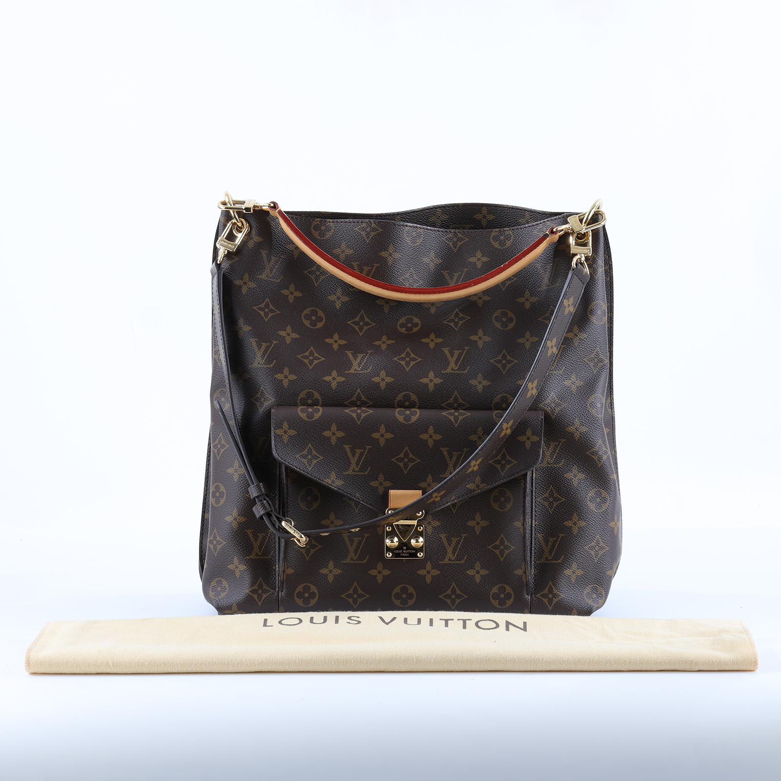 路易威登 LOUIS VUITTON Metis 手提包 經典帆布 M40781 原花Metis肩背包 防塵袋/背帶2