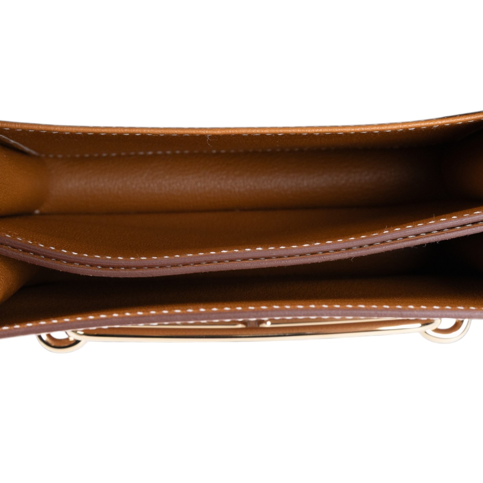 愛馬仕 Hermes Roulis 豬鼻子 斜背包 18 Mini 金色五金 金棕色 H070510CP37 /WHA256CI  背帶/原廠盒子/防塵袋2