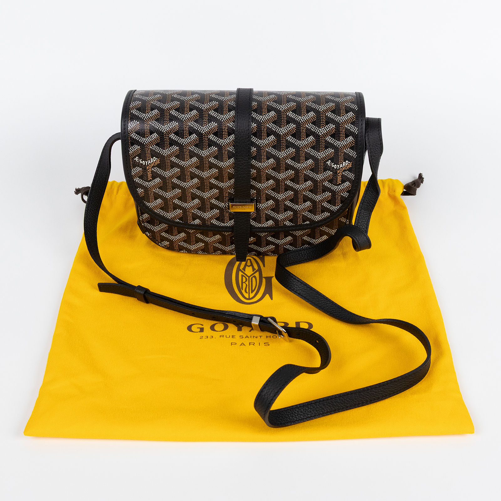 高雅德 GOYARD Belvédère PM 小型 馬鞍包 BELVE3PMLTY  防塵袋