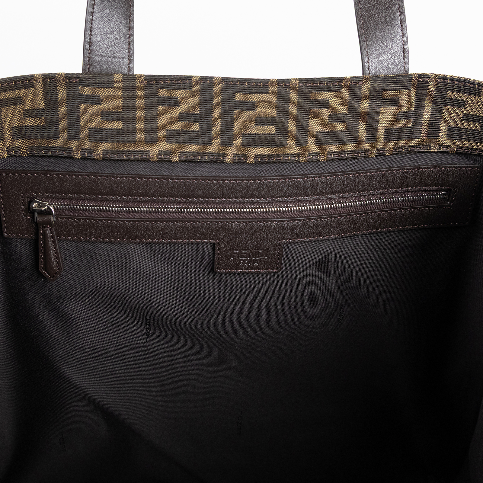 芬迪 FENDI Jacquard FF 手提包 肩背包 7VA390AG0M  防塵袋/背帶
