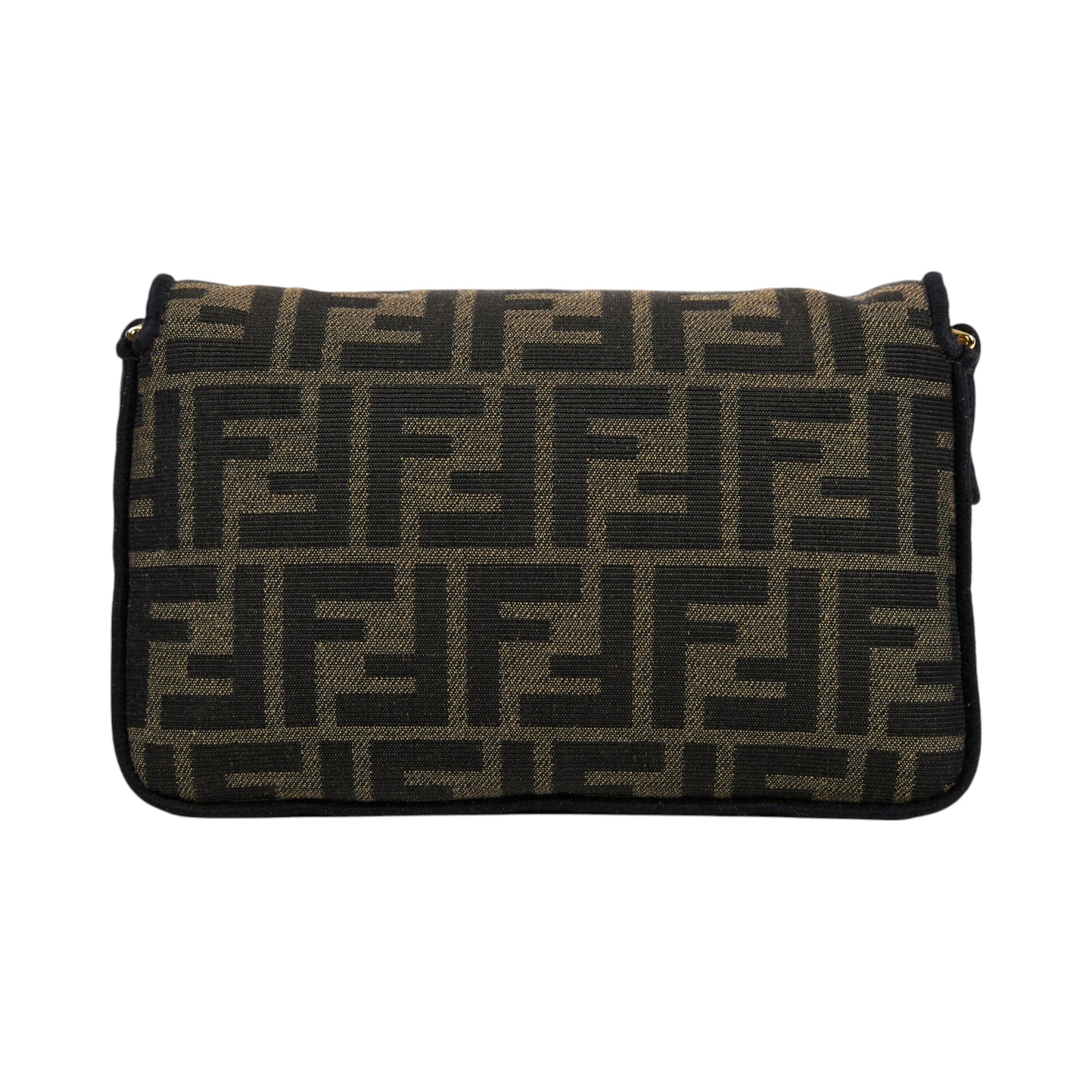 芬迪 FENDI Baguette  8BS017A6V5 棕FF迷你法棍包 防塵袋/背帶