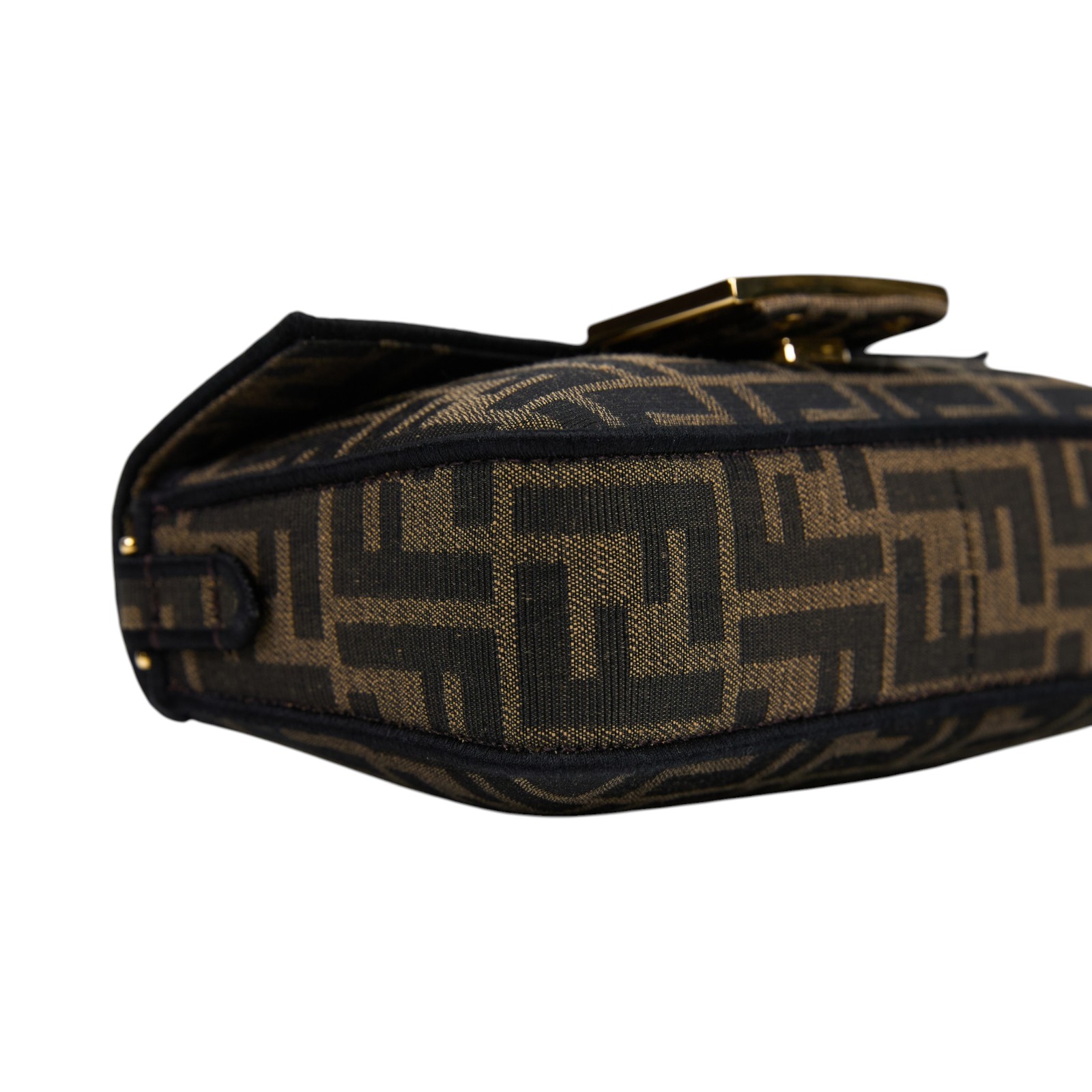 芬迪 FENDI Baguette  8BS017A6V5 棕FF迷你法棍包 防塵袋/背帶