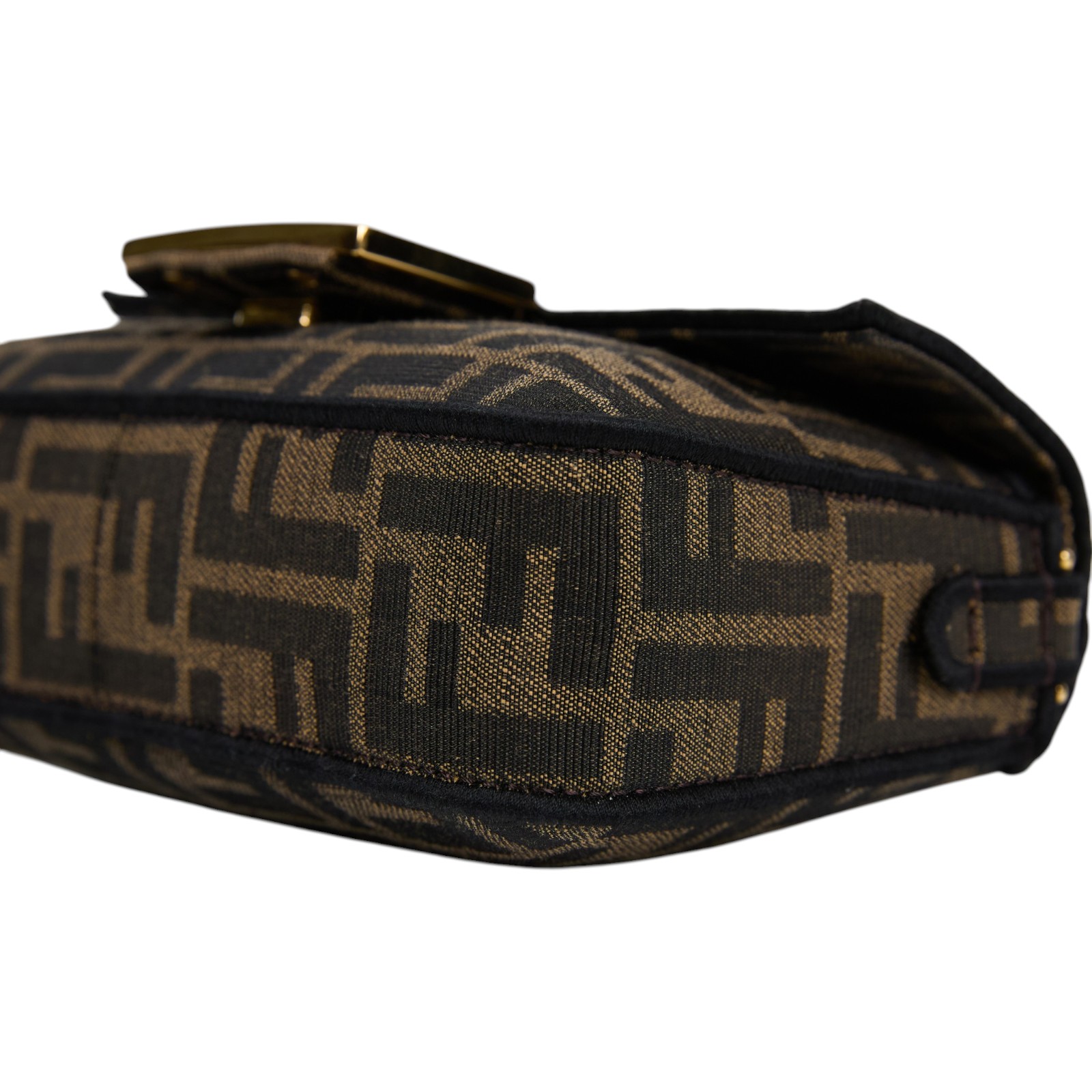 芬迪 FENDI Baguette  8BS017A6V5 棕FF迷你法棍包 防塵袋/背帶